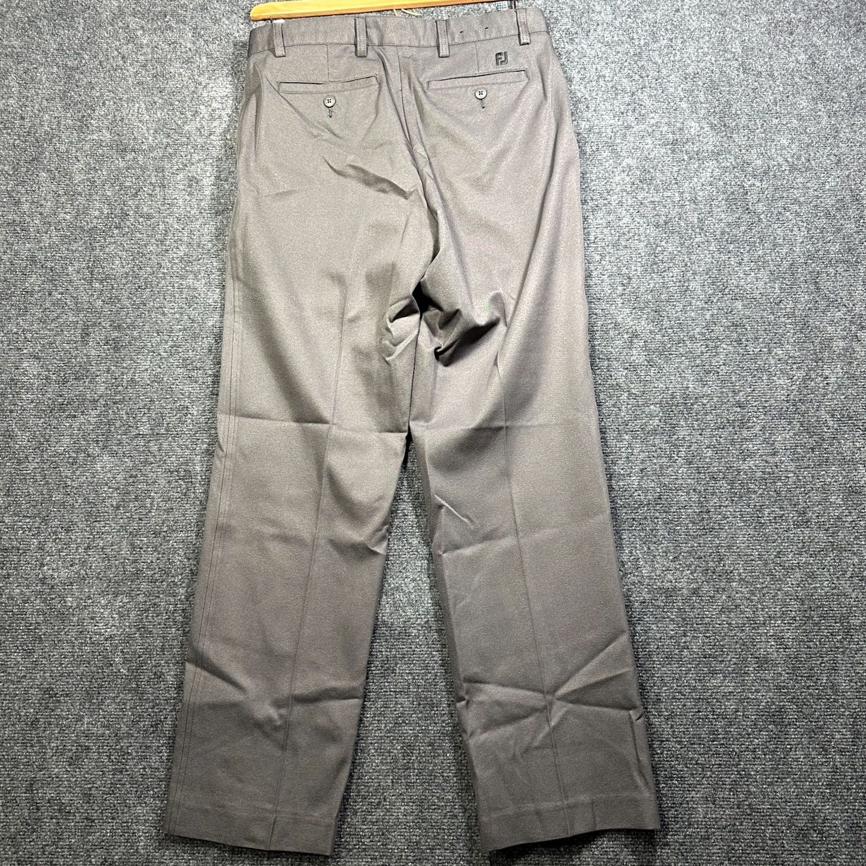 Footjoy FJ FootJoy Pants Mens 33 Gray Stretch Pockets Straight Leg Golf Size US 33 - 7 Thumbnail