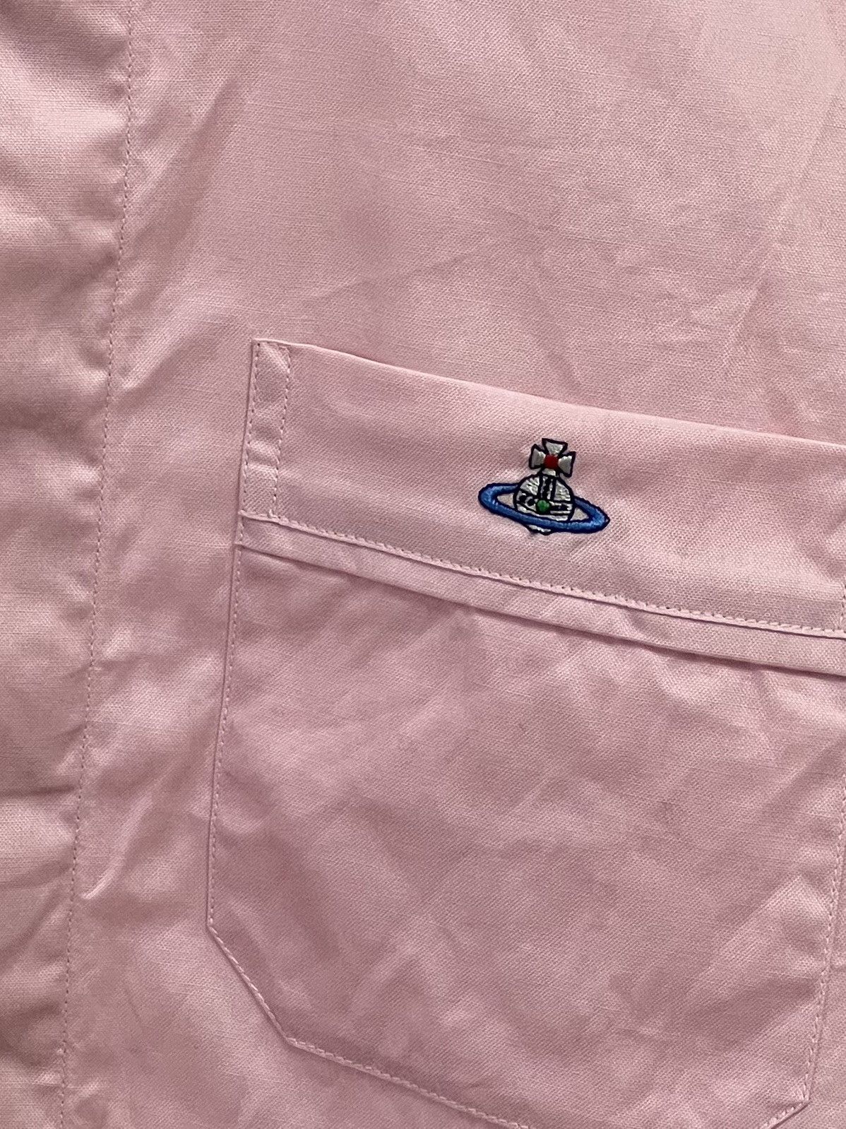Vintage × Vivienne Westwood Vivienne Westwood embroidered logo button up shirt Size US M / EU 48-50 / 2 - 4 Thumbnail