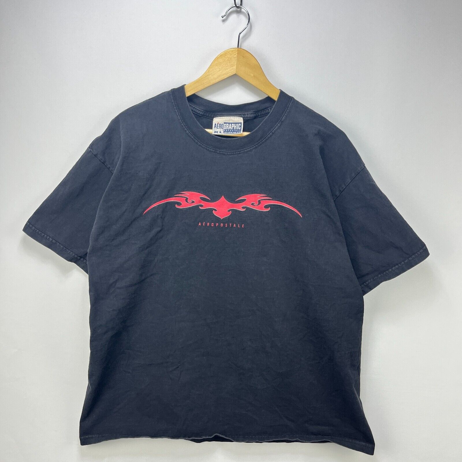 Aeropostale × Vintage Vintage 90s Aeropostale ShirtMens XL Tribal Skater Y2K Faded Size US XL / EU 56 / 4 - 1 Thumbnail