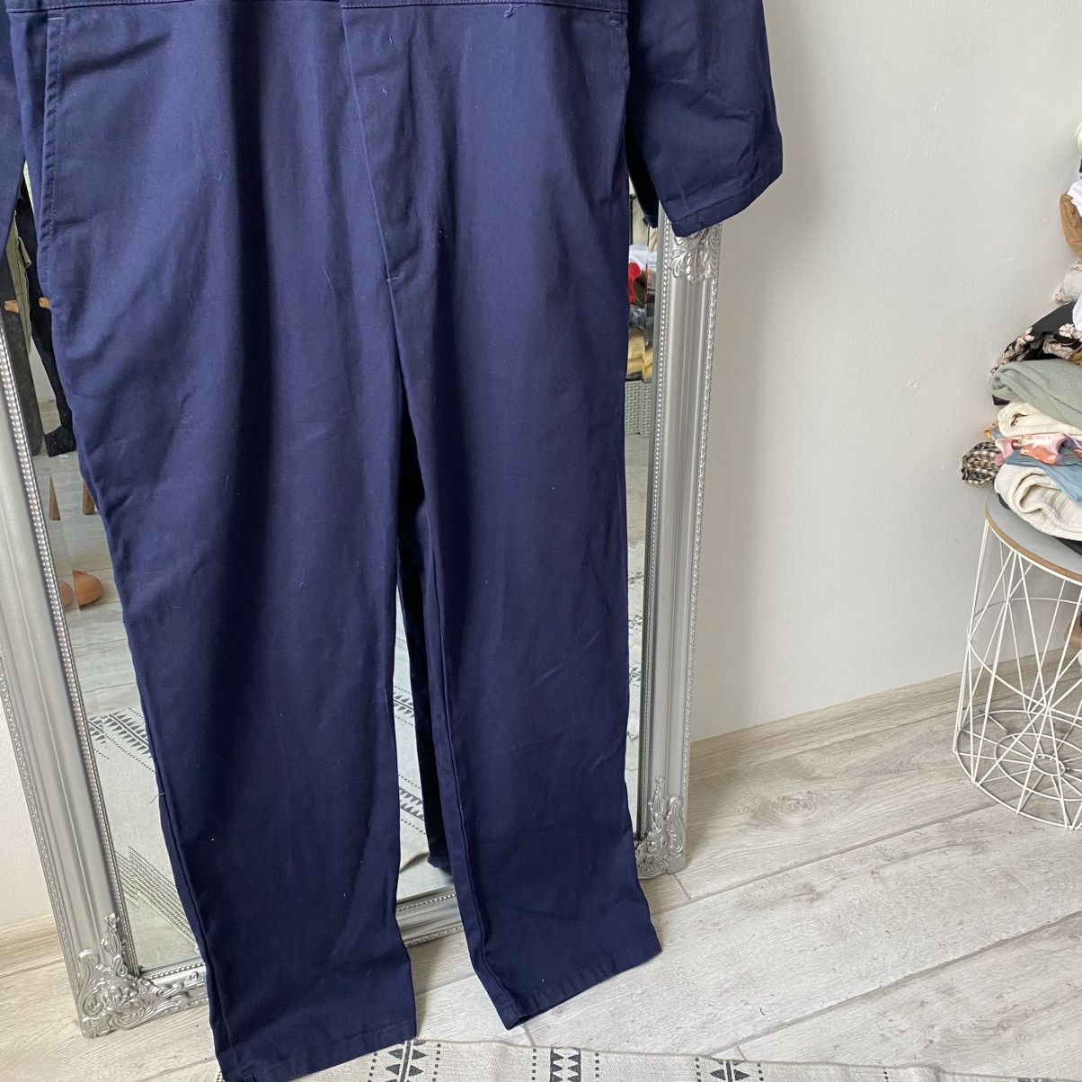 Le Mont Saint Michel Vintage Sanfor French work Coverall jumpsuit Workwear Size US 30 / EU 46 - 4 Thumbnail