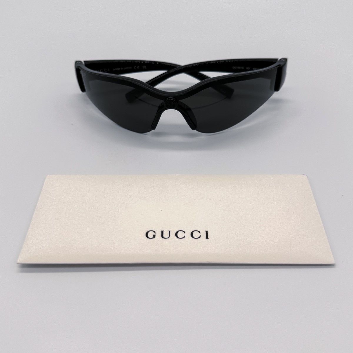 Gucci NEW GUCCI GG1651S 001 MASK HALF RIM BLACK WOMEN SUNGLASSES Size ONE SIZE - 12 Thumbnail