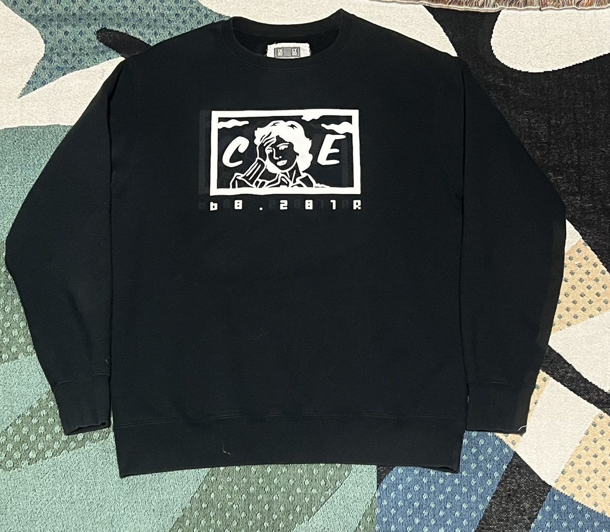Cav Empt Cav Empt CE b8.281R Black Sweatshirt XL Size US XL / EU 56 / 4 - 1 Thumbnail