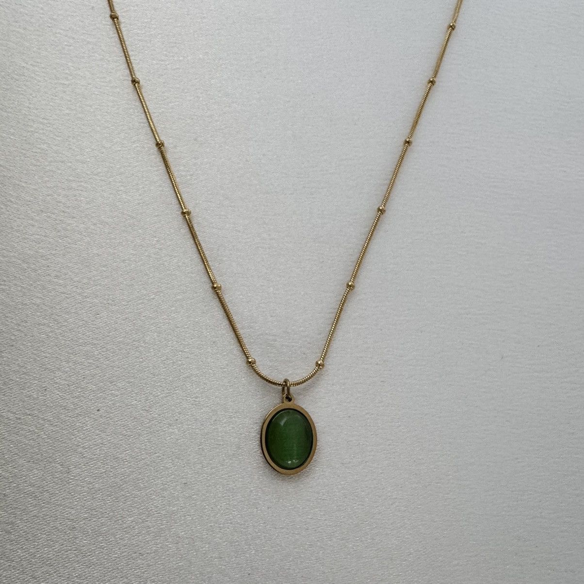 Other Green Crystal Pendant Necklace for Women Size ONE SIZE - 1 Thumbnail