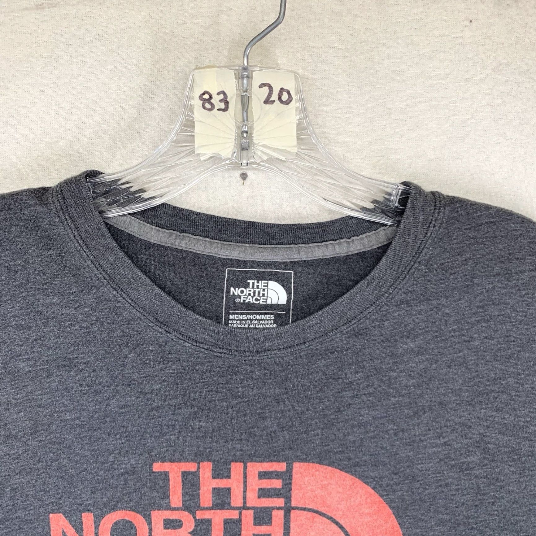 The North Face The North Face Men T-Shirt L Gray Logo Short Sleeve Crew Neck Tee Lightweight All Seasons Casual Sports Size US L / EU 52-54 / 3 - 3 Thumbnail