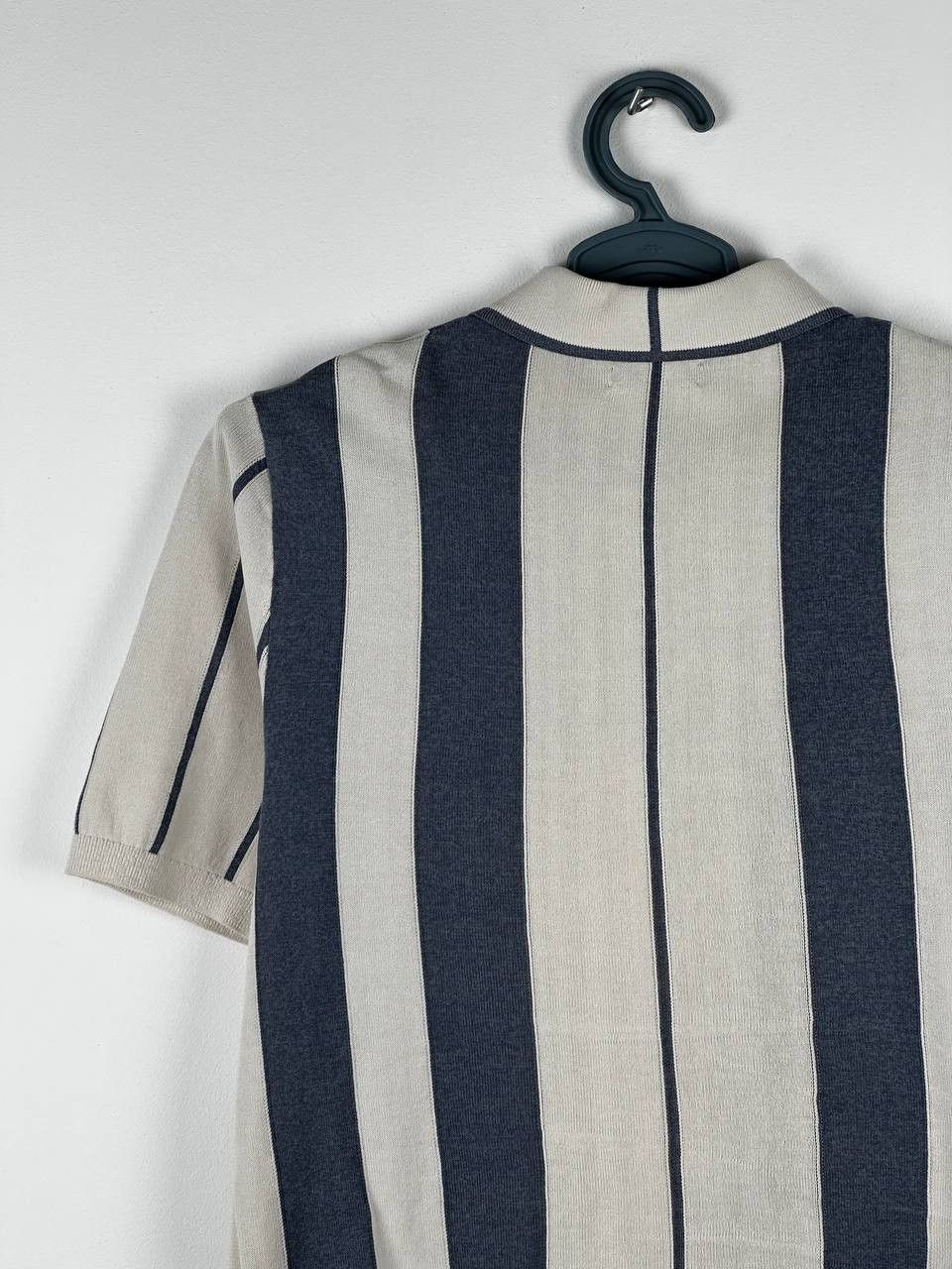 Reiss Reiss Knitted Stripped Zip Polo Summer Size S Size US S / EU 44-46 / 1 - 12 Thumbnail