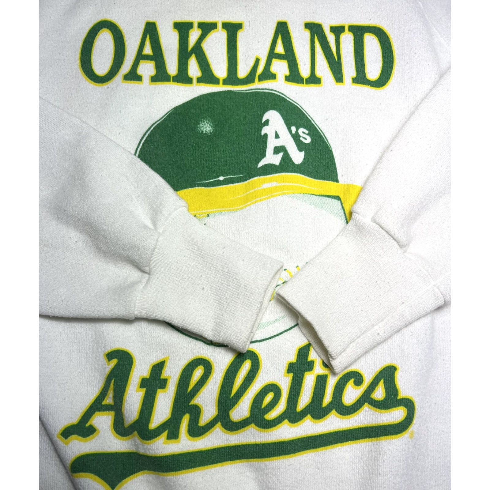 Vintage VINTAGE Brock World 1987 Oakland A's Athletics Sweatshirt M Size US M / EU 48-50 / 2 - 6 Thumbnail