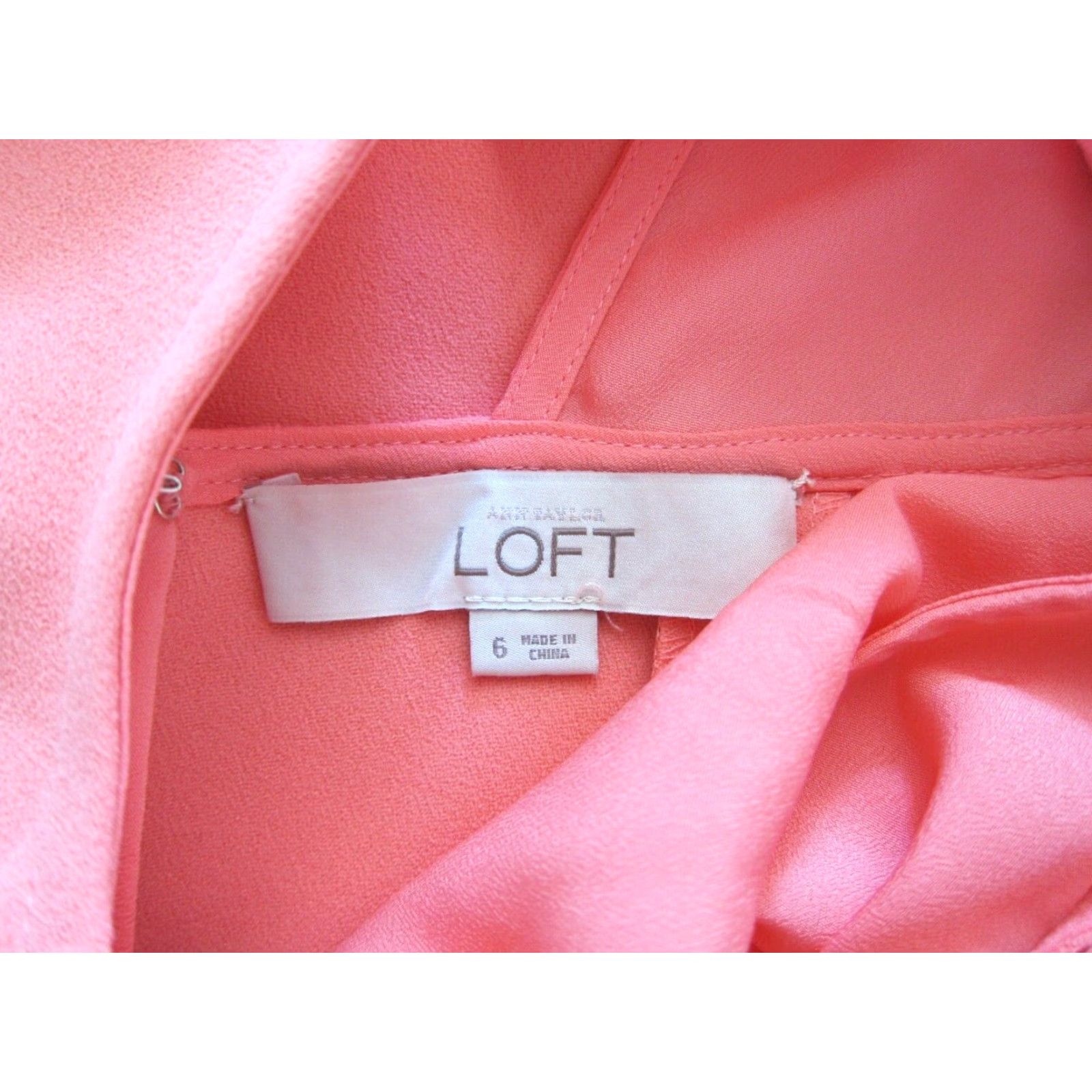 Loft VINTAGE Ann Taylor Loft Pink Stretch Sleeveless Sheath Shift Tank Dress Woman 6 Size M / US 6-8 / IT 42-44 - 4 Thumbnail