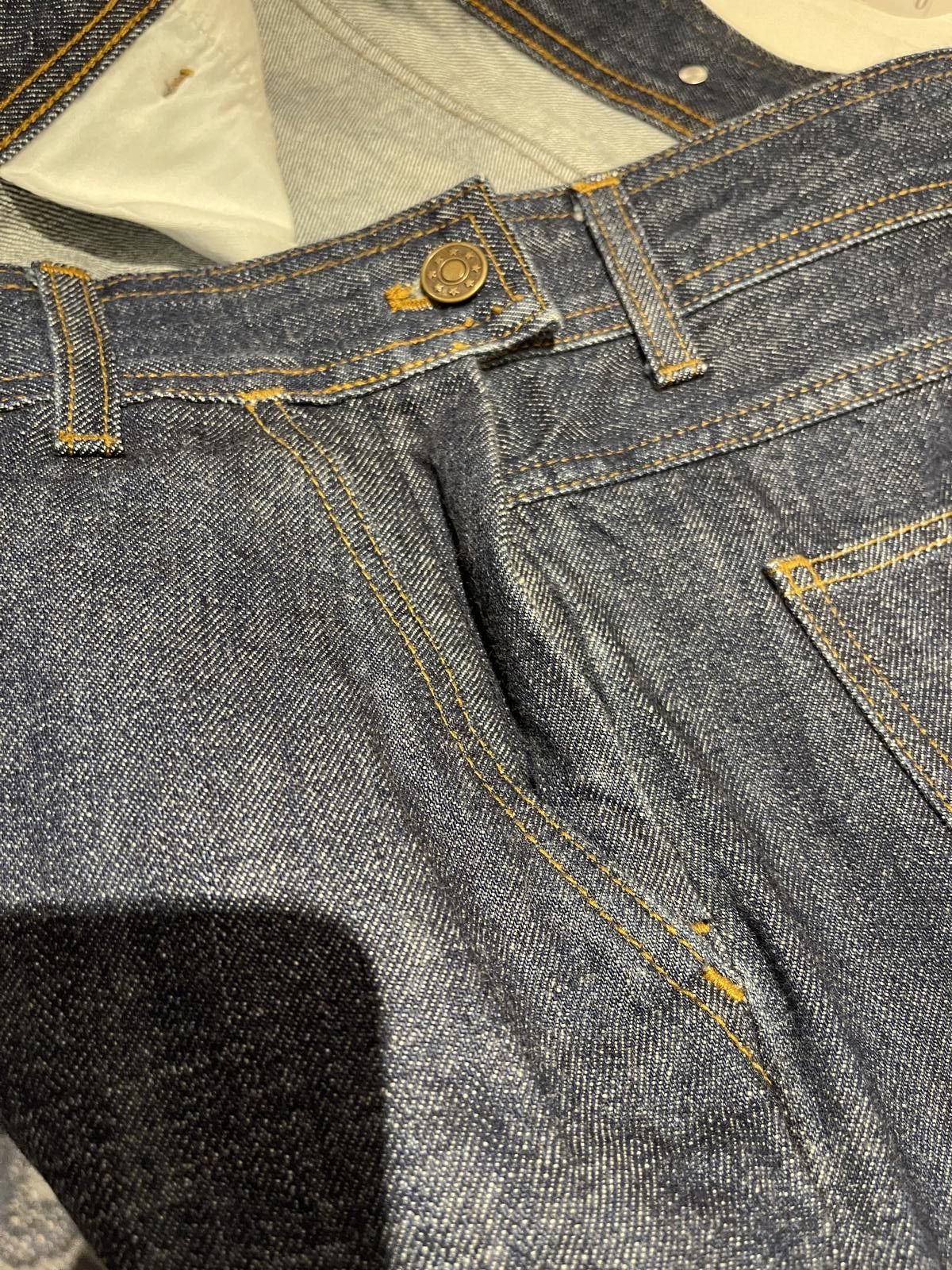 Designer Innocence cutoff jeans with side zip Size 36" / US 14 / IT 50 - 5 Thumbnail