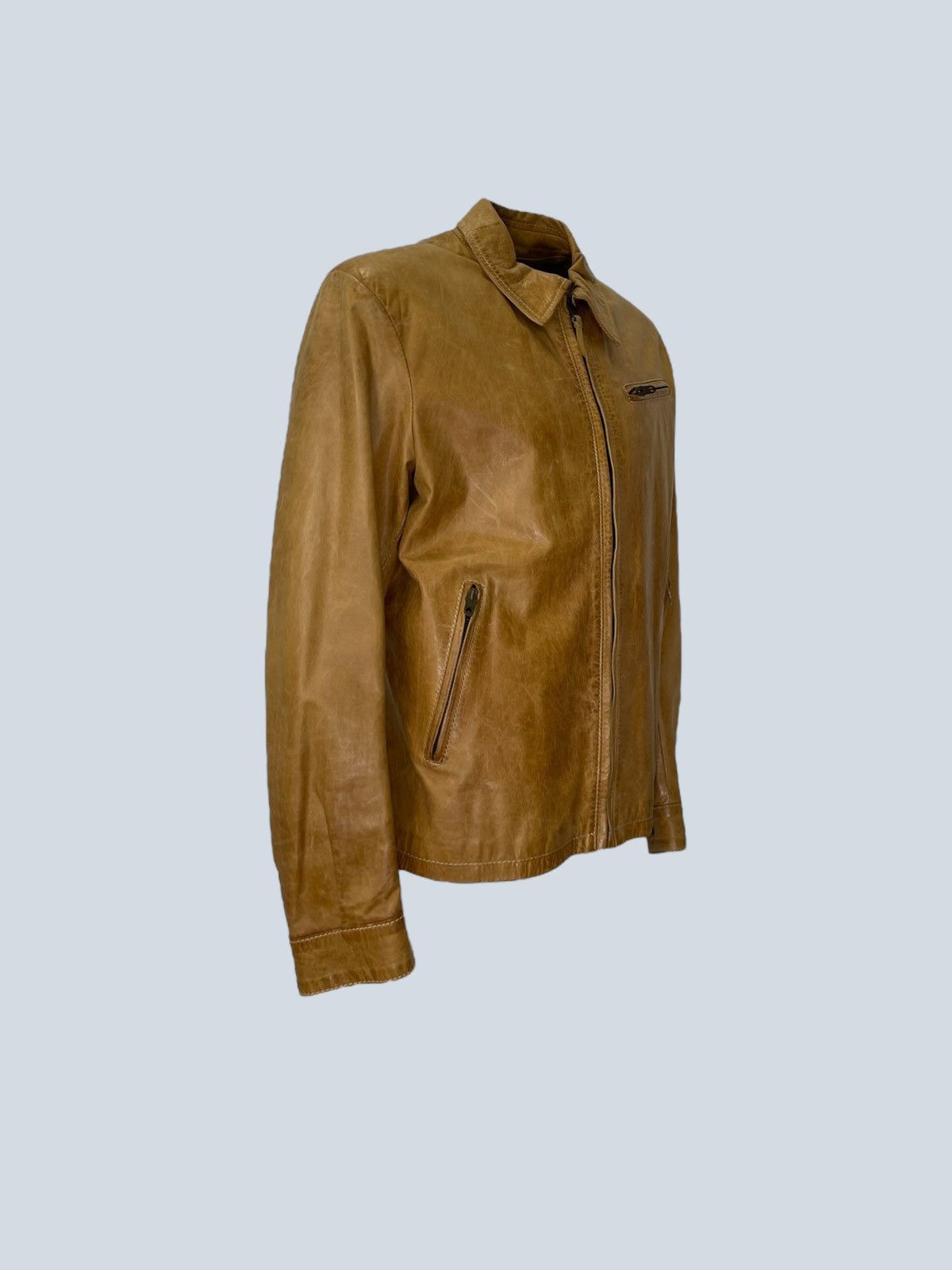 Belstaff Belstaff zipped leather jacket, L Size US L / EU 52-54 / 3 - 2 Thumbnail