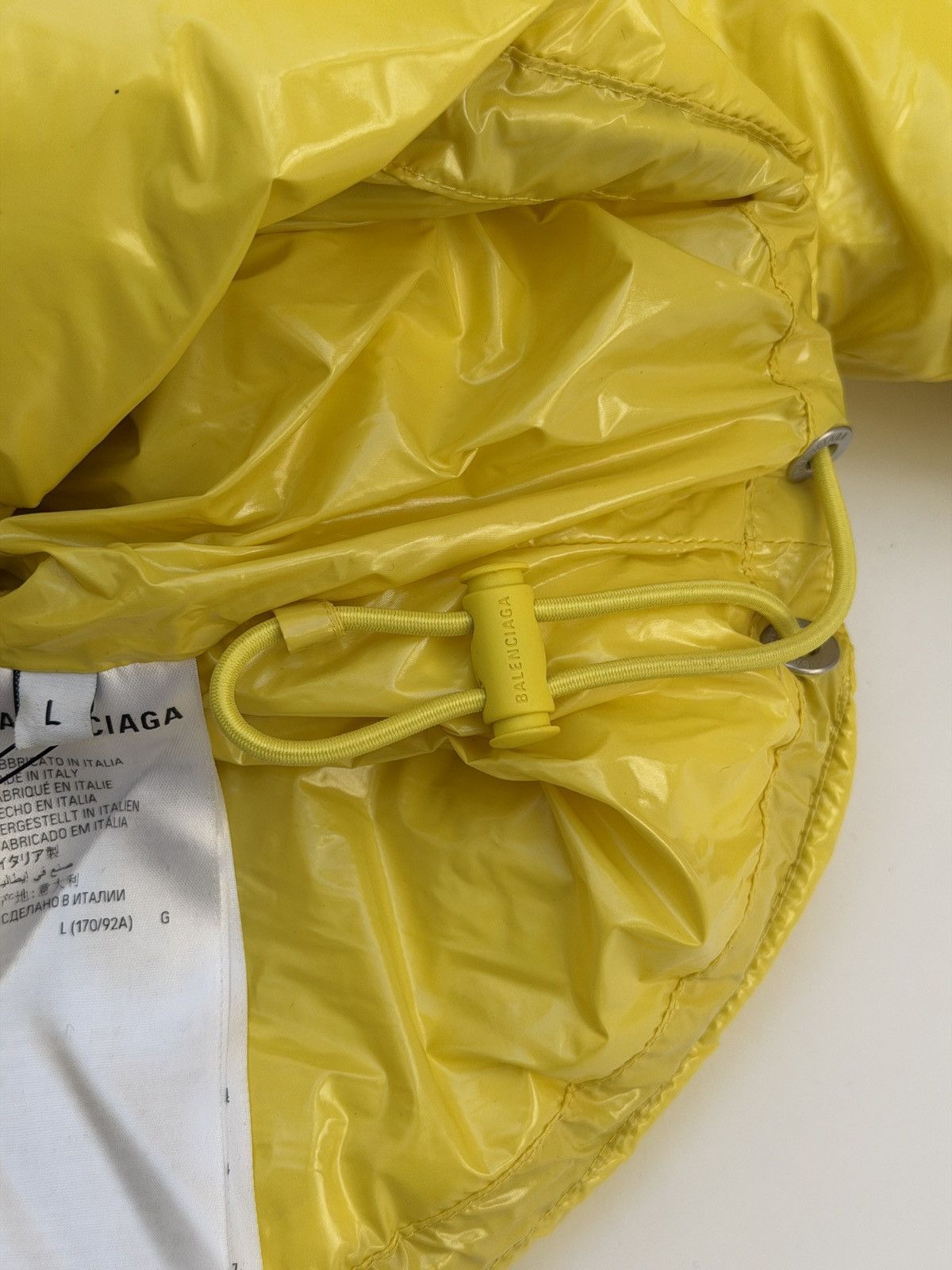 Balenciaga Balenciaga Shrunk Puffer Jacket Yellow Size US L / EU 52-54 / 3 - 7 Thumbnail