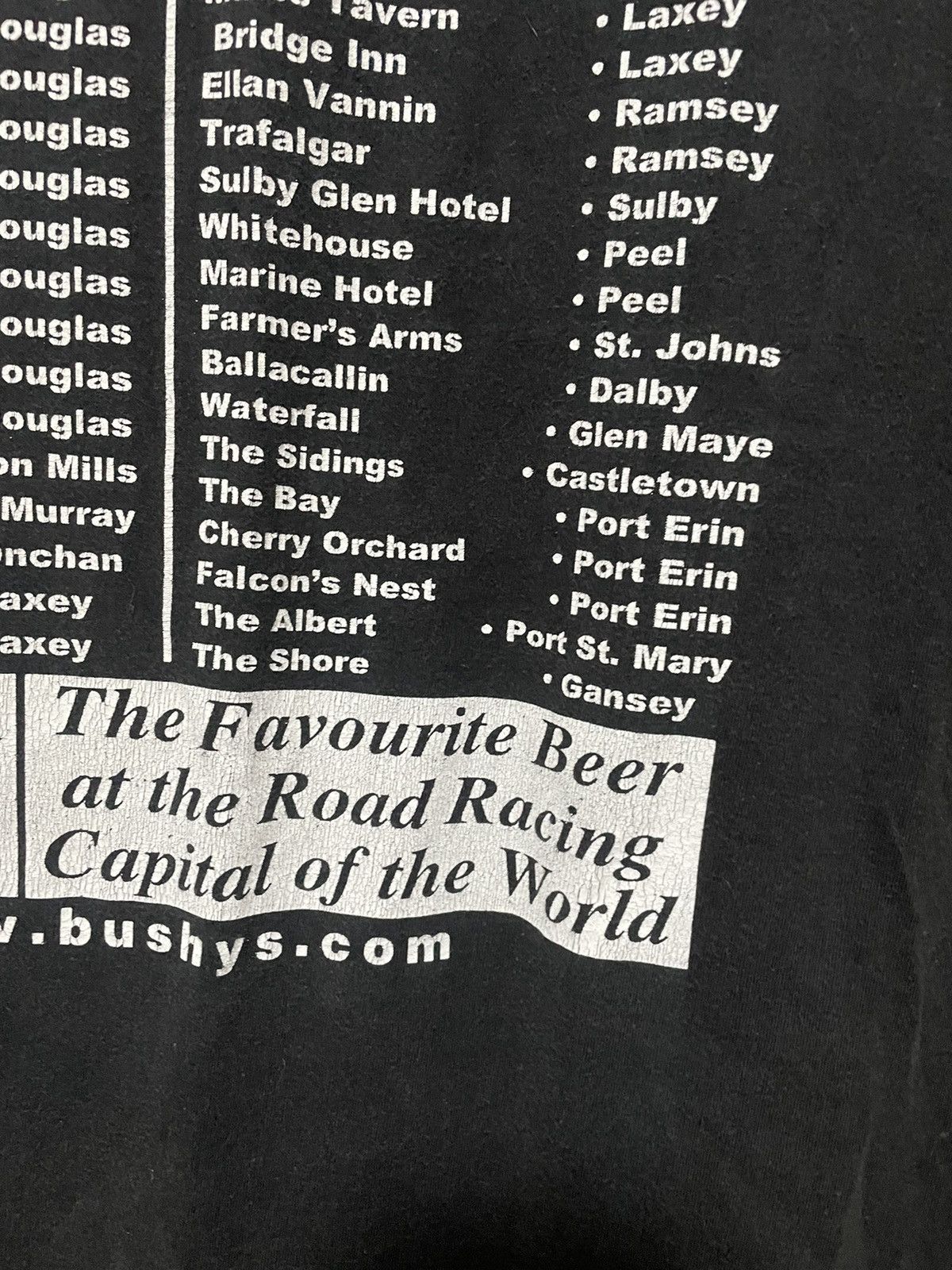 Vintage Bushy’s Beer Isle of Man 2005 Vintage Graphic Promo Tee XL Size US XL / EU 56 / 4 - 13 Thumbnail