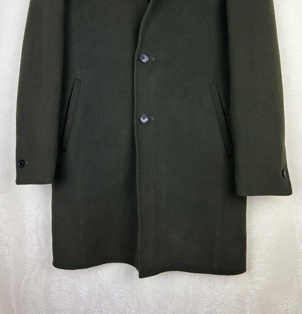 Designer × The Kooples The Kooples Khaki 100% Wool Coat Overcoat Jacket Size 46 / S Size US S / EU 44-46 / 1 - 4 Thumbnail