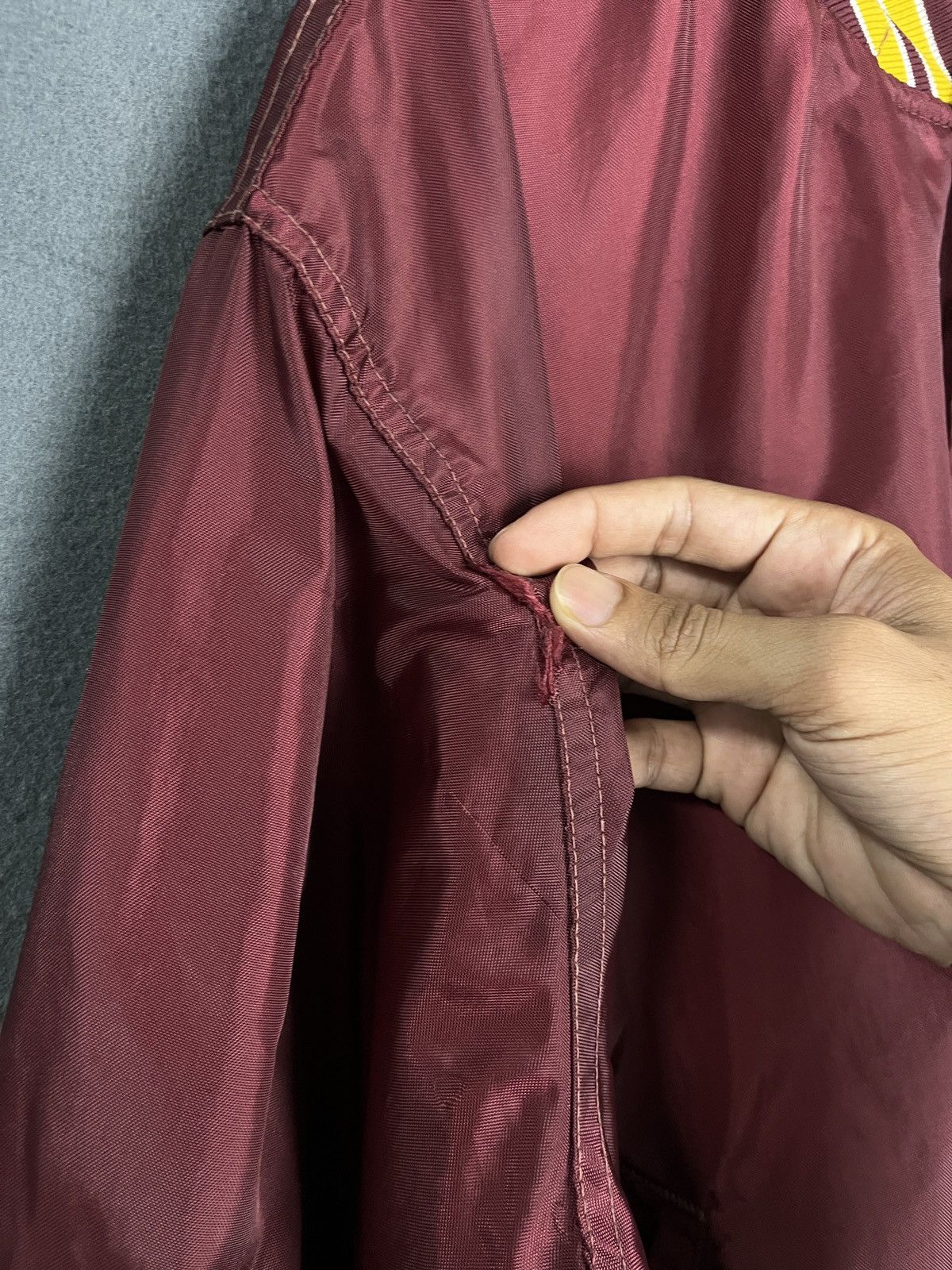 Vintage Vintage 80s West Wind Nylon Varsity Jacket Made in USA Size US L / EU 52-54 / 3 - 10 Thumbnail