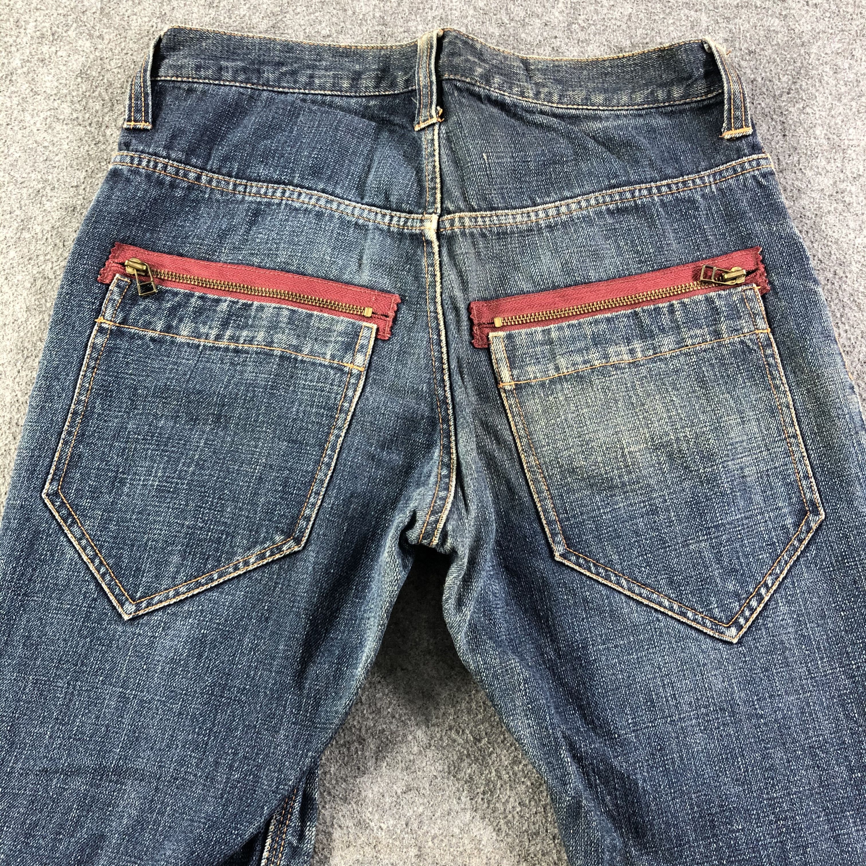 Japanese Brand Japanese Brand Rage Blue Jeans Dark Wash Denim -J2685 Size US 31 - 4 Thumbnail