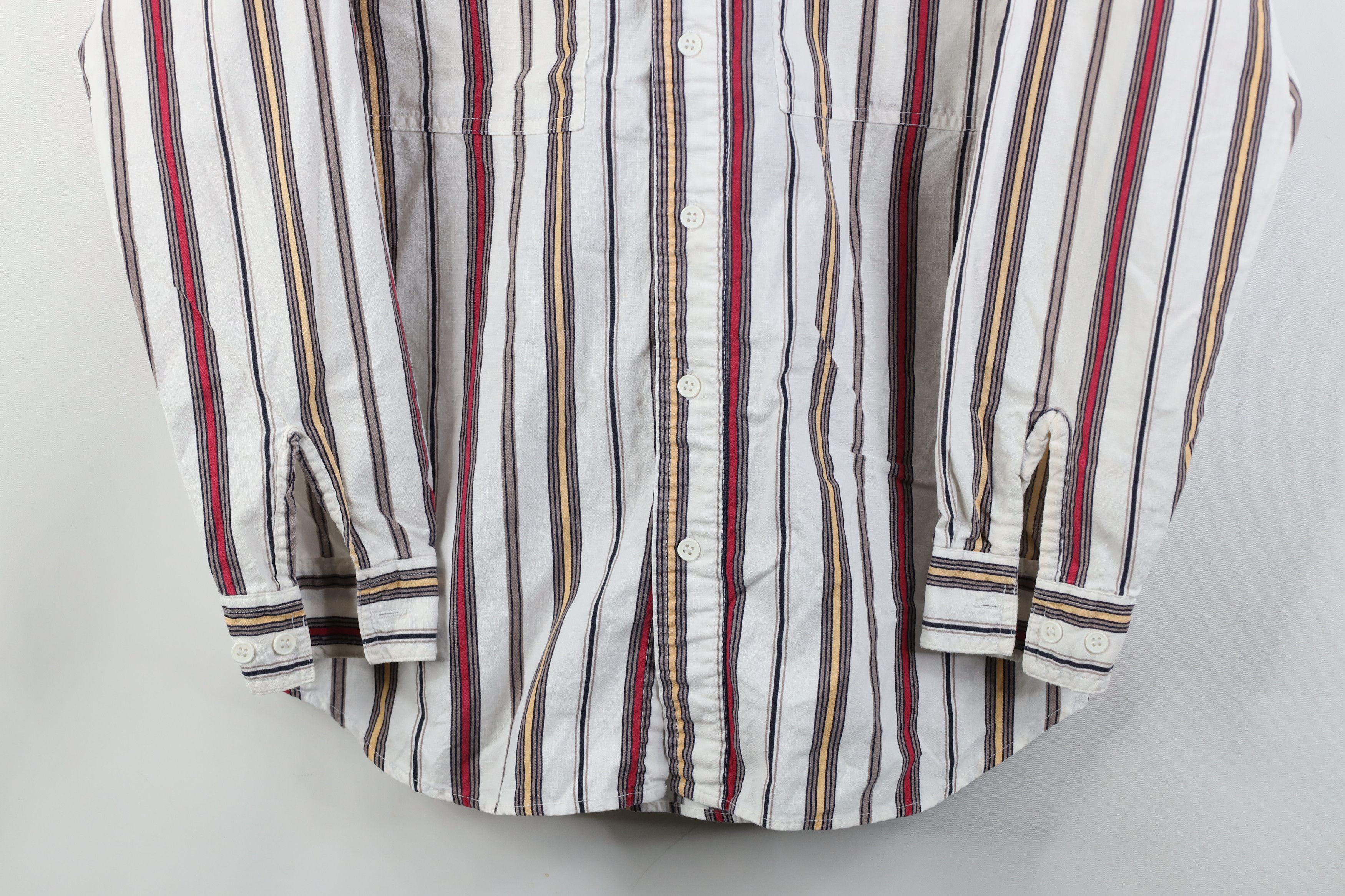 Vintage Vintage 90s Streetwear Block Collared Button Down Shirt Size US S / EU 44-46 / 1 - 3 Thumbnail