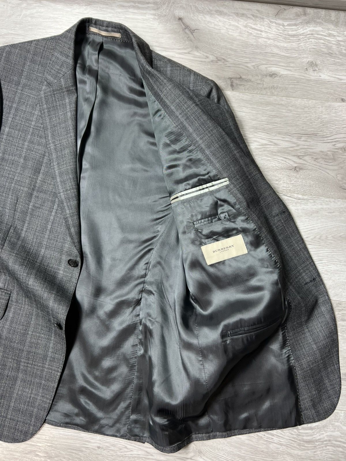 Burberry Burberry London K-Knopf Wool & Silk Blazer Jacket Size 50 Size 40R - 11 Thumbnail