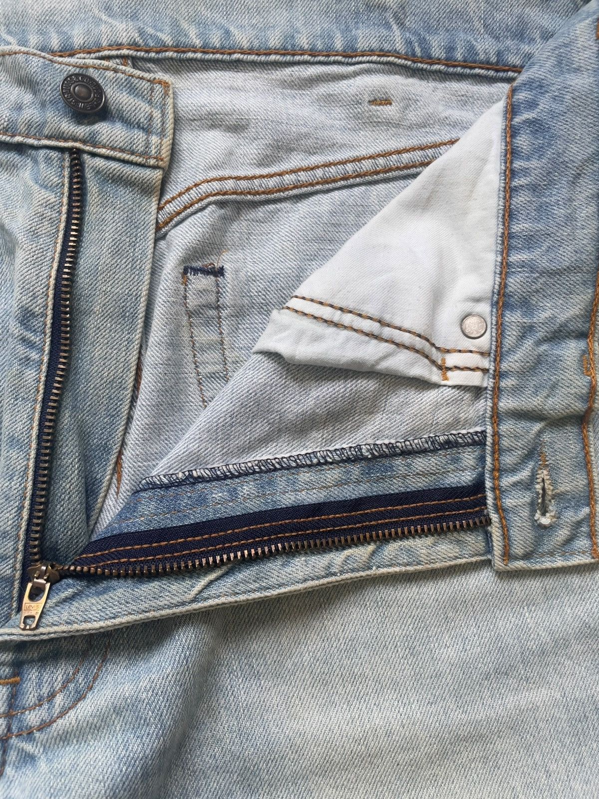 Levi's Vintage 90s Levis 503 Light Wash Loose Baggy Jeans Size US 34 / EU 50 - 9 Thumbnail