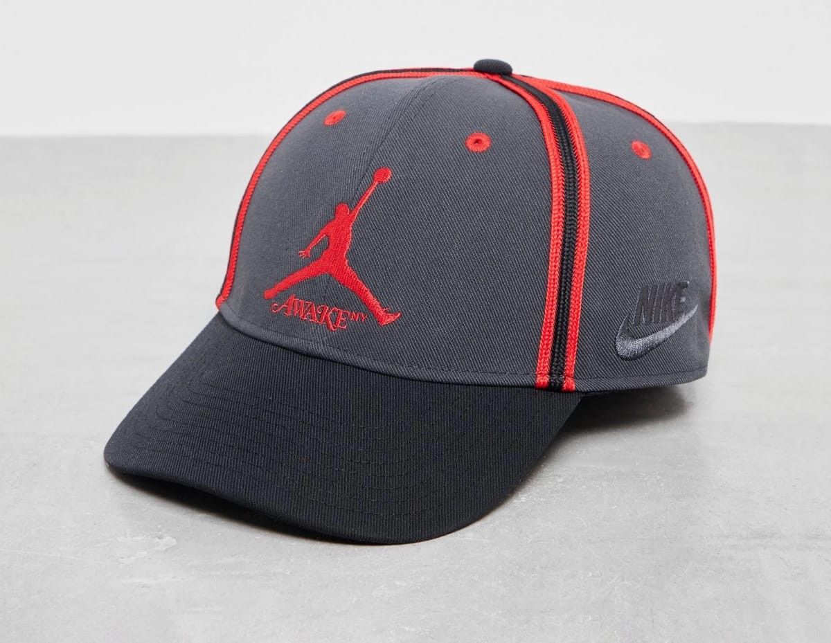 Awake NY × Jordan Brand Structured Club Hat Adjustable Strap Piping Details Size M/L Size ONE SIZE - 1 Preview