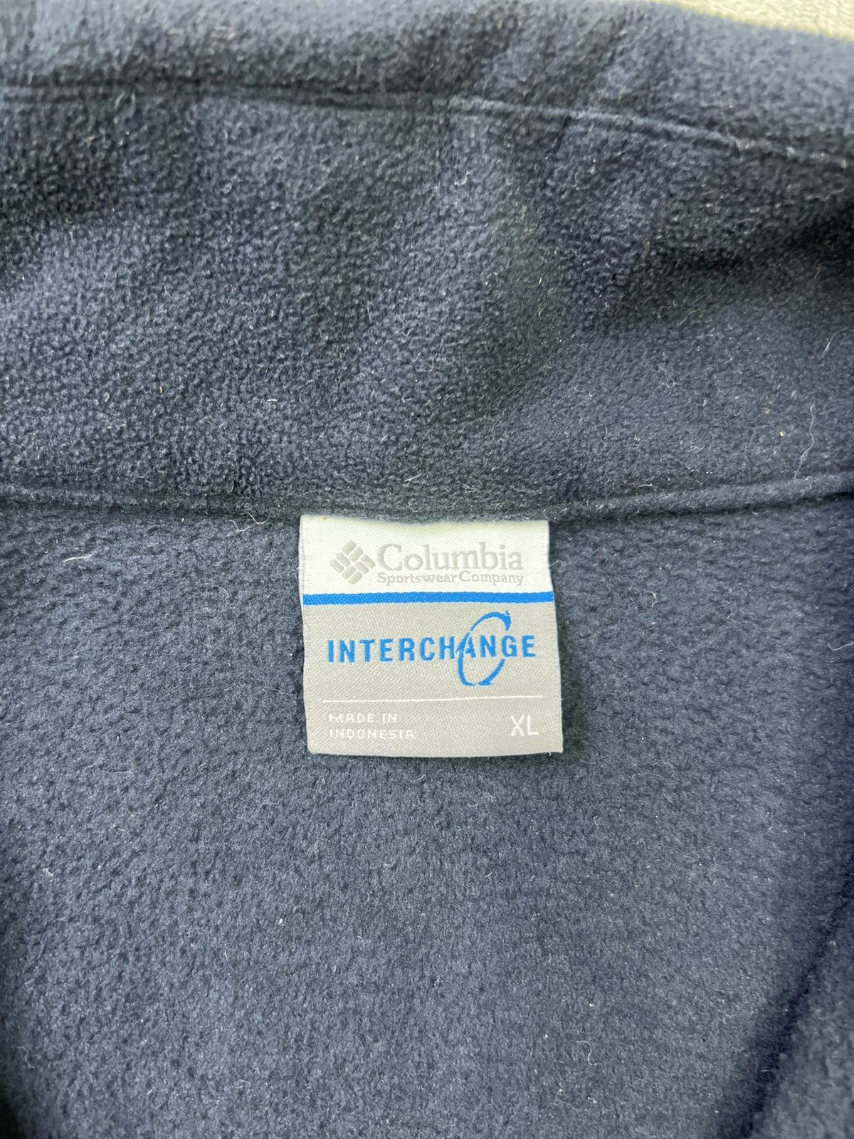 Columbia Vintage 2000s Columbia Interchange Fleece Jacket Navy Size US XL / EU 56 / 4 - 6 Thumbnail
