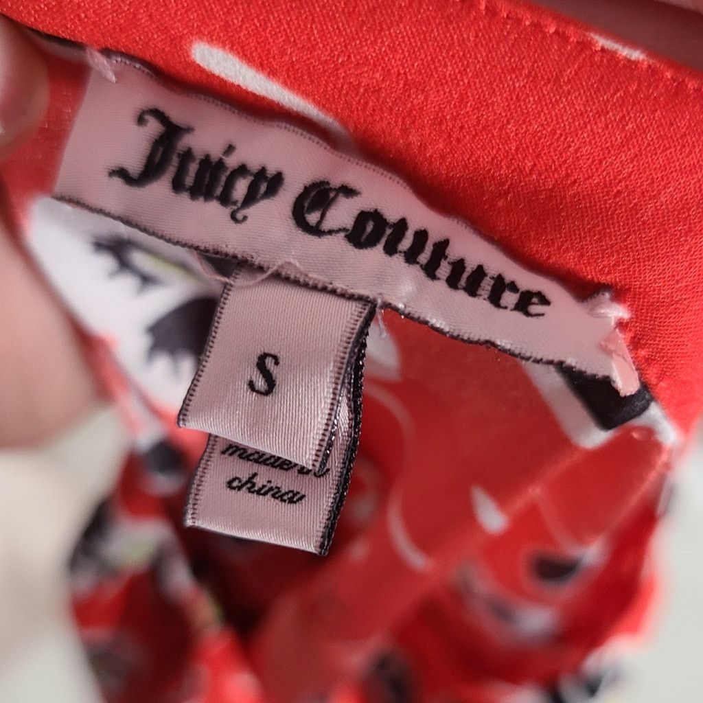 Juicy Couture Juicy couture red floral print oversized blouse size small Size M / US 6-8 / IT 42-44 - 8 Thumbnail
