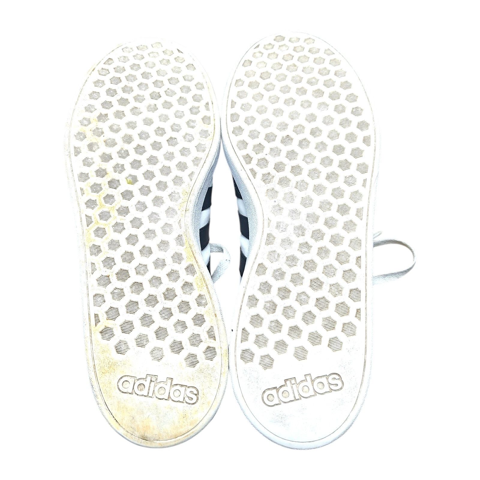 Adidas Adidas Grand Court Base 2.0 Sneakers White Black Leather Size US 11 / EU 44 - 8 Thumbnail