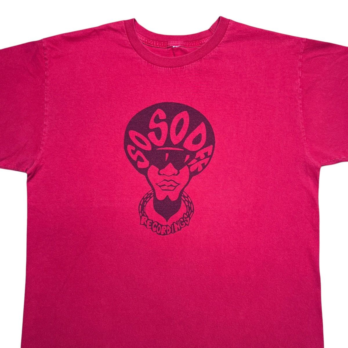 Rap Tees Vtg 2000s So So Def Records Spell Out Graphic Hip Hop Tee Size US L / EU 52-54 / 3 - 4 Thumbnail