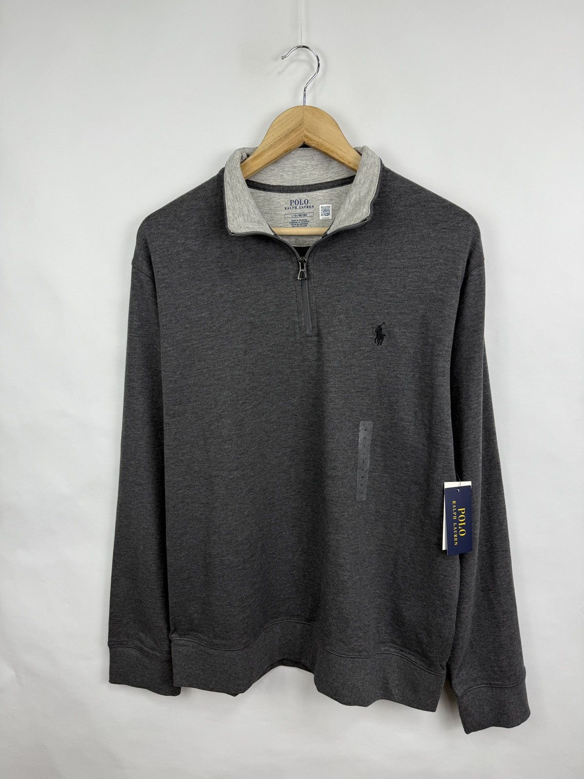 Polo Ralph Lauren 🇺🇸 NWT❗️Polo Ralph Lauren Luxury Jersey Quarter-zip Pullover Size US L / EU 52-54 / 3 - 7 Thumbnail