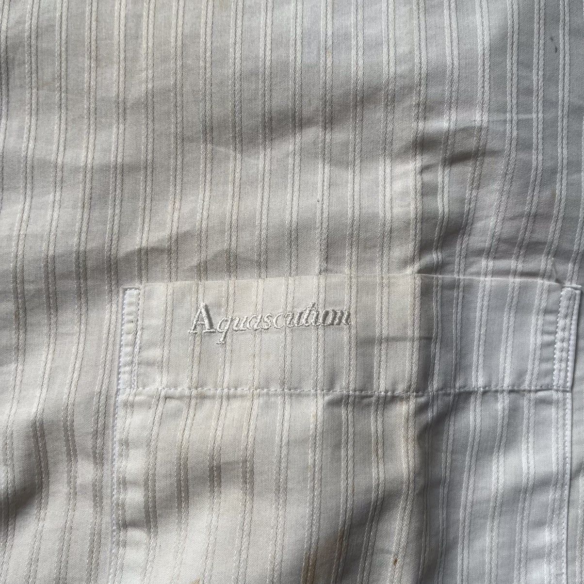 Aquascutum × Other UK Vintage Aquascutum of london Shirt long sleeve White stripes Size US XL / EU 56 / 4 - 13 Thumbnail