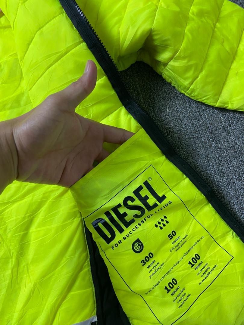 Diesel Diesel Sustainable Puffer Hooded Jacket (201) Size US XXS / EU 40 - 5 Thumbnail