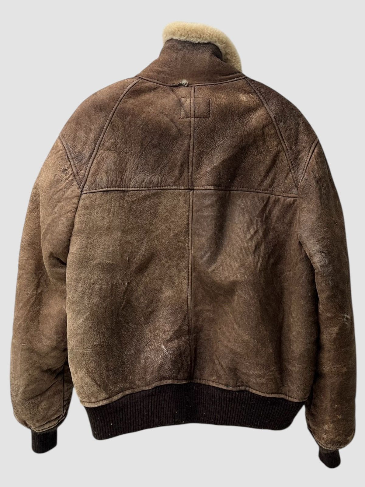 Schott Vintage Schott B-6 Sheepskin Flight Jacket Size US L / EU 52-54 / 3 - 3 Thumbnail