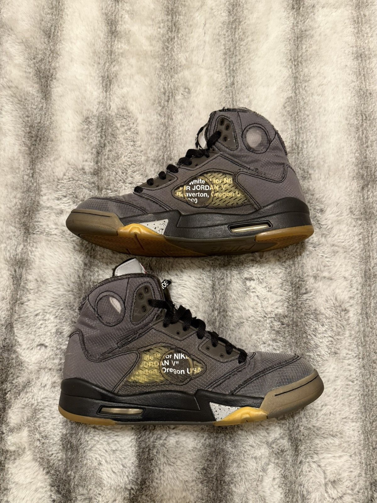 Jordan Brand × Off-White Off-White x Air Jordan 5 Retro SP ‘Muslin’ Size US 10 / EU 43 - 2 Thumbnail