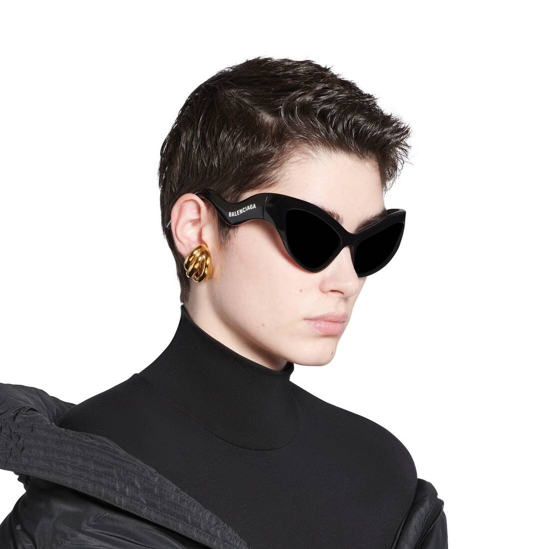 Balenciaga o1la1rc1a0925 Size: OS / Saturne Earrings in Gold Size ONE SIZE - 5 Thumbnail