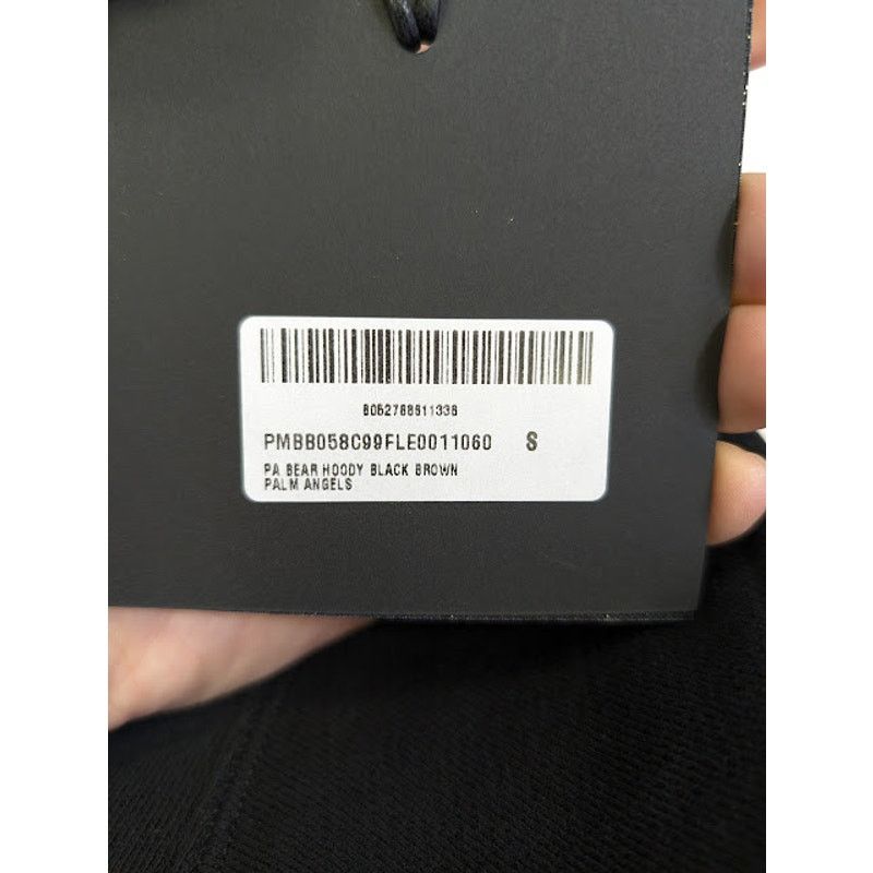 Palm Angels o1rshd1 Q:4 / PA Bear Hoody Hoodie in Black / Brown Size US S / EU 44-46 / 1 - 18 Thumbnail