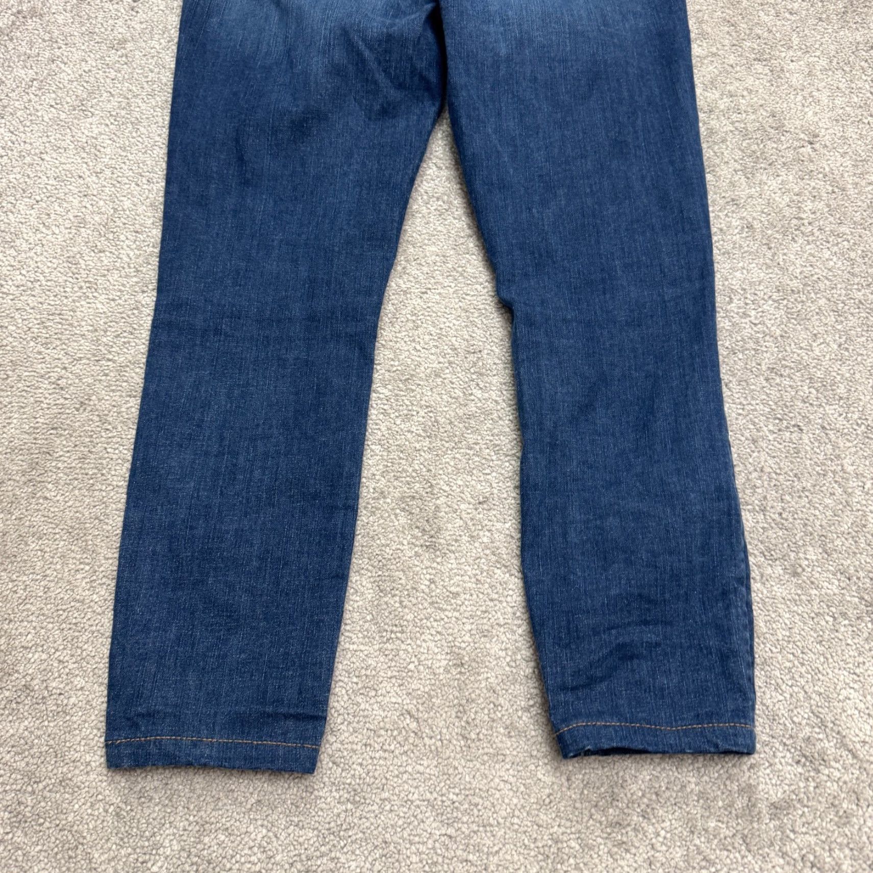 Madewell Madewell Jeans Women's Cropped High Rise 29x25 Blue Medium Wash Stretch Size 29" - 4 Thumbnail