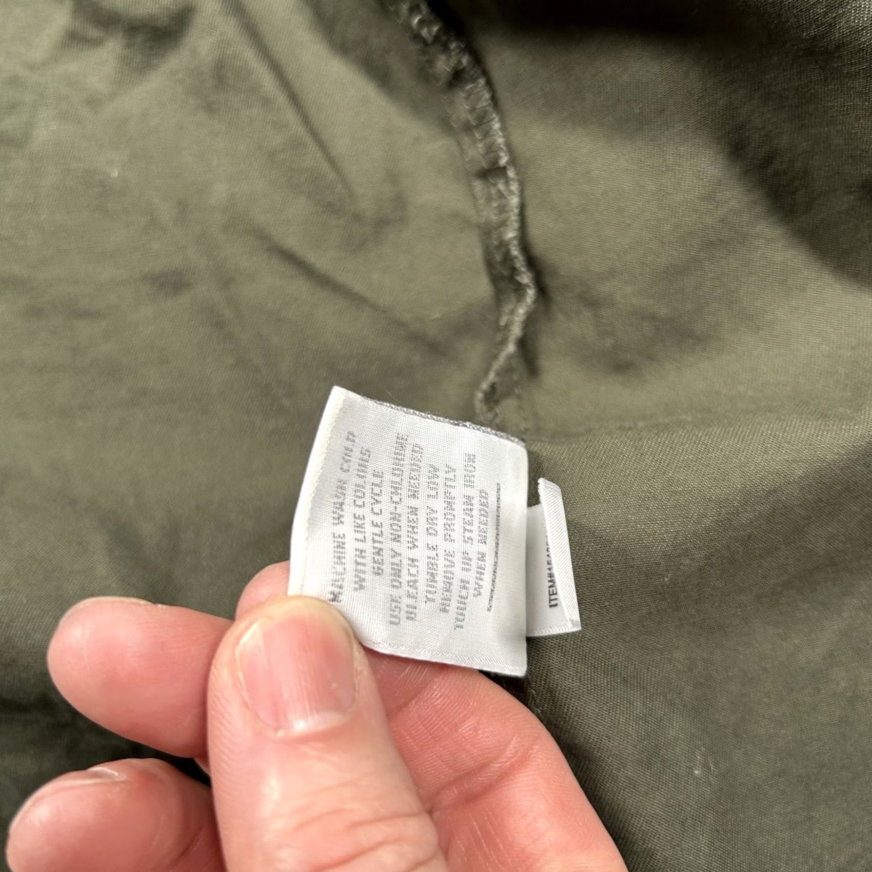 Torrid Torrid Jacket Womens 2X Military Style Jersey Sleeve Anorak Canvas Pockets Olive Green Army Hooded Pockets PlusSize Mens? Ladies? Size XXL / US 16-18 / IT 52-54 - 7 Thumbnail