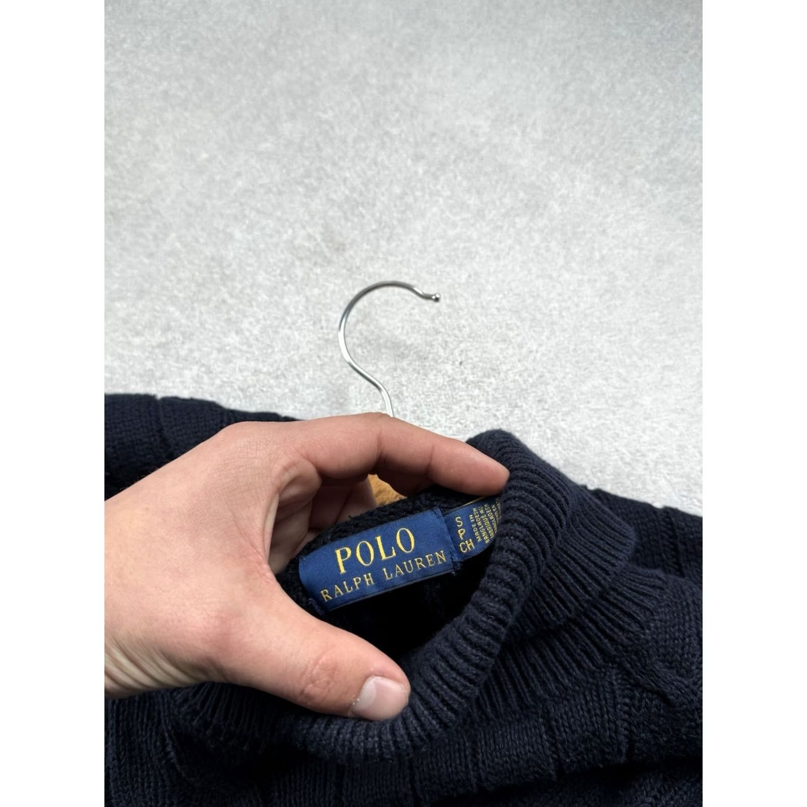 Polo Ralph Lauren Polo Ralph Lauren Sweater Turtleneck Blue Mens Pullover Knitted Old Money Size S Size US S / EU 44-46 / 1 - 5 Thumbnail