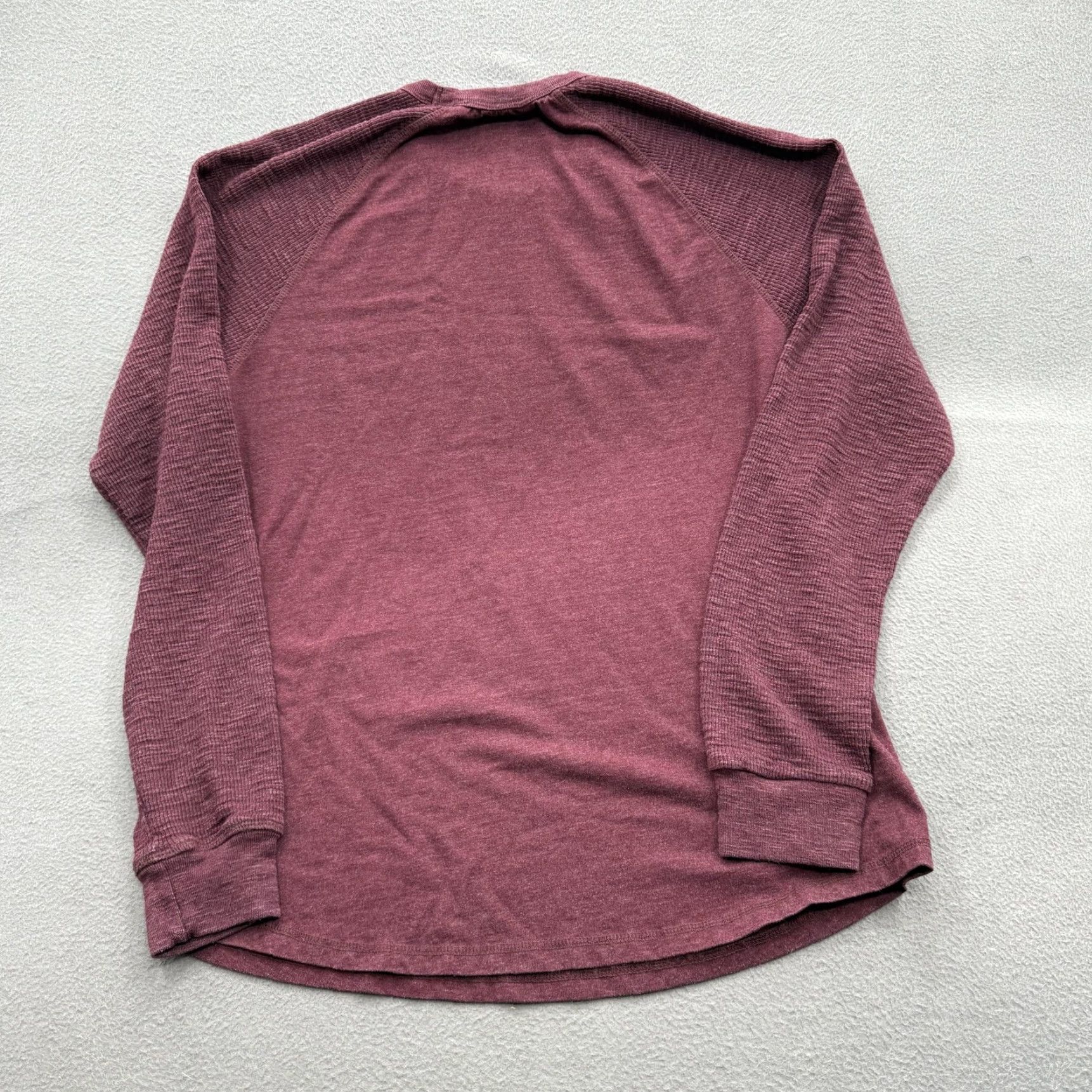 Lucky Brand Lucky Brand Shirt Mens XL Maroon Venice Burnout Beer Bear Graphic T-Shirt Long Sleeve Crew Neck Poly Cotton Size US XL / EU 56 / 4 - 2 Thumbnail