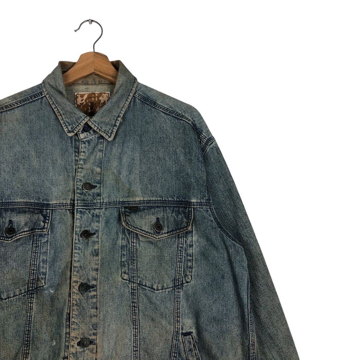 Japanese Brand 📌Vintage Trucker Denim Biker Jacket Polo Club Slant Pocket Size US L / EU 52-54 / 3 - 7 Thumbnail