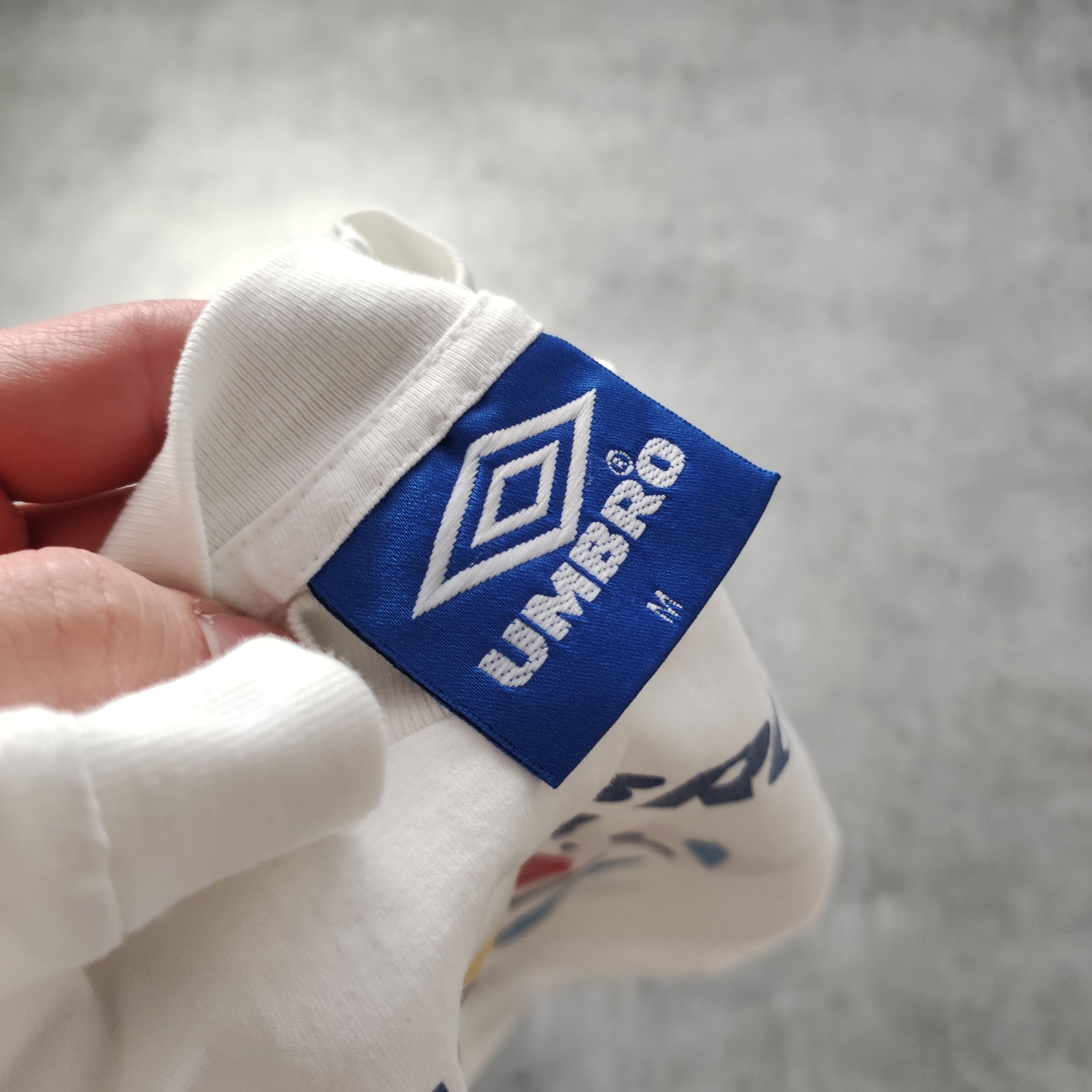 Umbro × Vintage RARE 90s OG 1994 UEFA Euro 1996 England Umbro Promo Tee Size US M / EU 48-50 / 2 - 6 Thumbnail