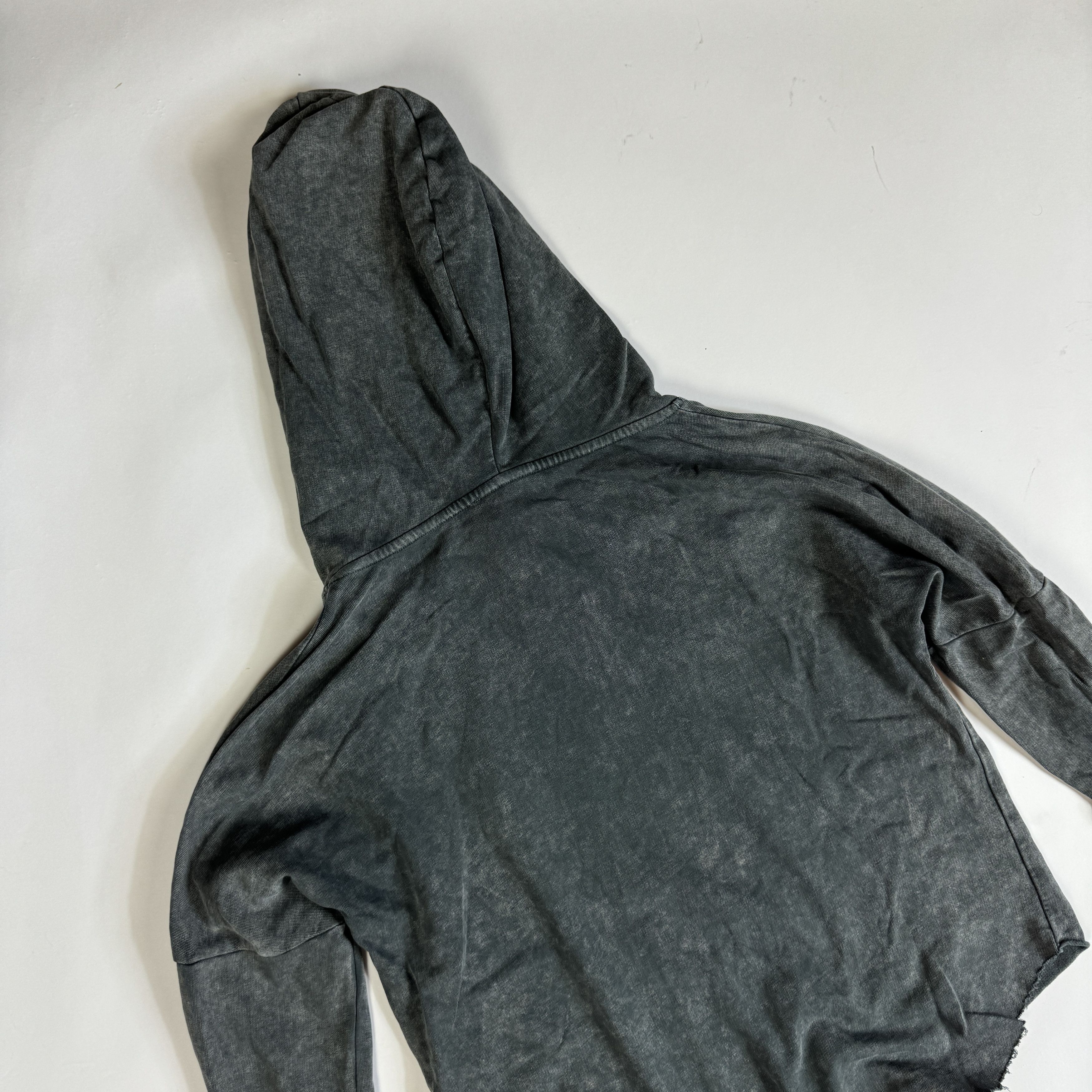 Vintage Miss Me Yet? distressed washed cropped hoodie boxy 90s Size US M / EU 48-50 / 2 - 9 Thumbnail