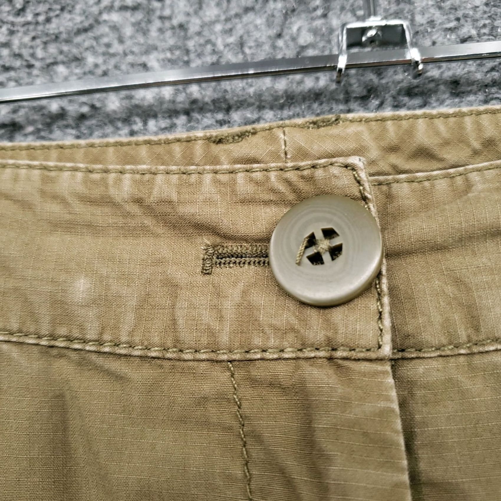 J. Jill J. Jill Beige Cropped Pants Womens 12 Mid Rise Below Waist Cargo Size 34" / US 12 / IT 48 - 4 Thumbnail
