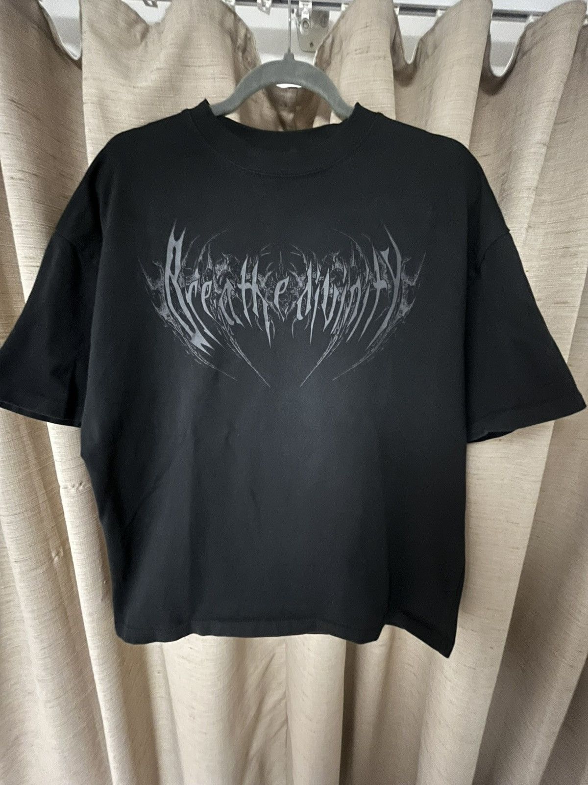 Other BreatheDivinity Black Oversized T-Shirt Size US M / EU 48-50 / 2 - 1 Thumbnail