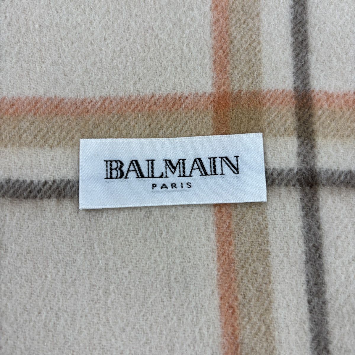 Balmain × Vintage Balmain Scarf # D754 # Muffler # Neckwear Size ONE SIZE - 2 Thumbnail