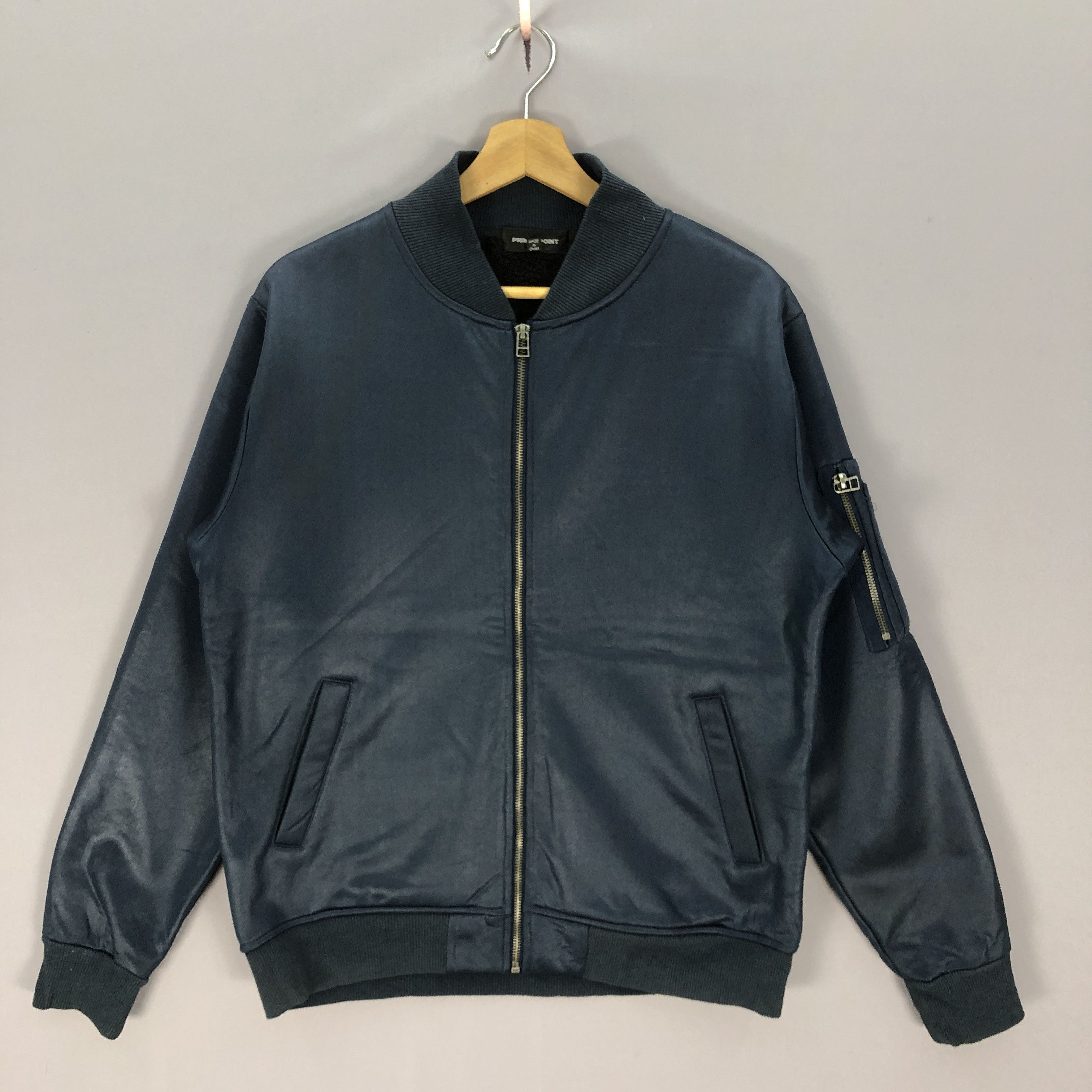 Japanese Brand Vintage Japanese Zip-up Flight Jacket Sherpa Fleece Lining Size US M / EU 48-50 / 2 - 3 Thumbnail