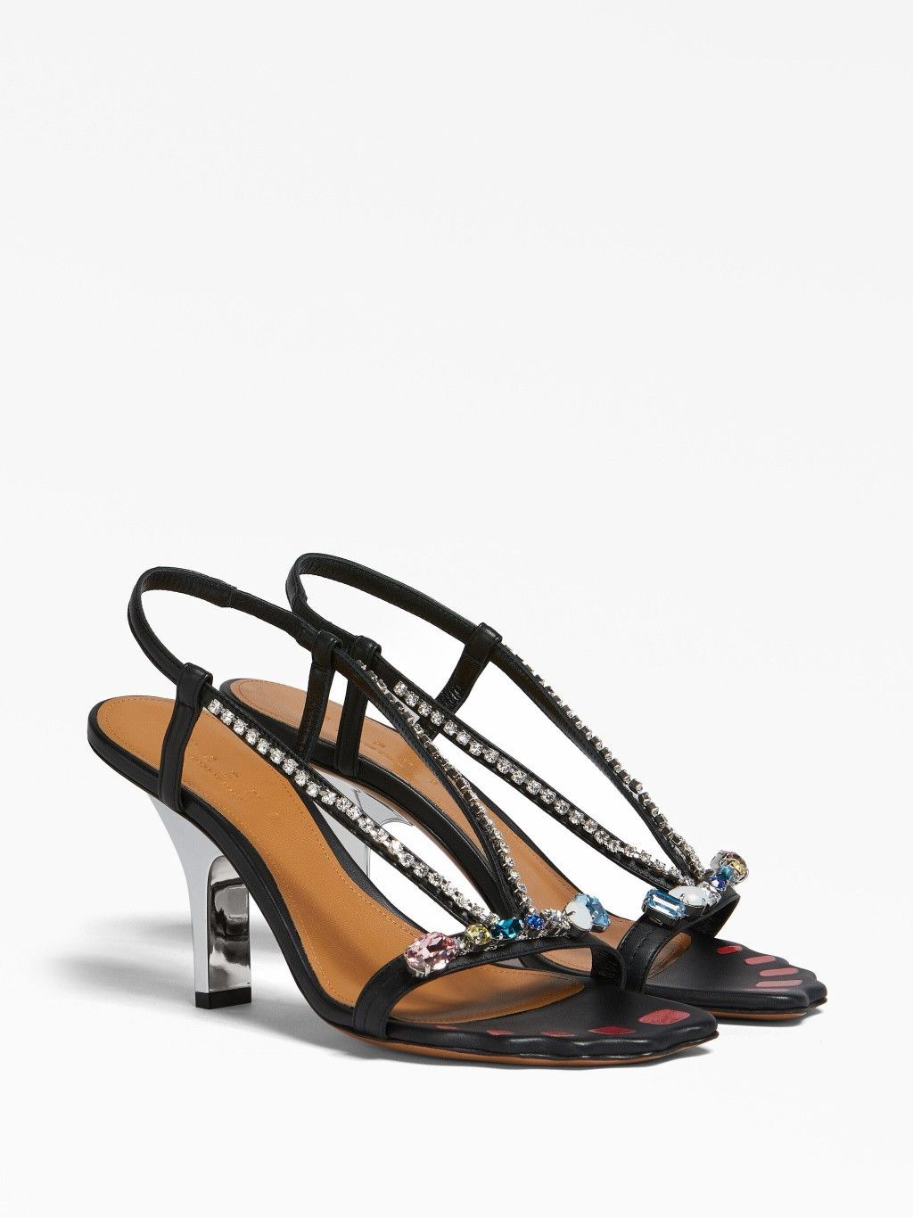 Marni o1w1db10125 Leather Sandals in Multicolor Size US 10 / IT 40 - 2 Thumbnail