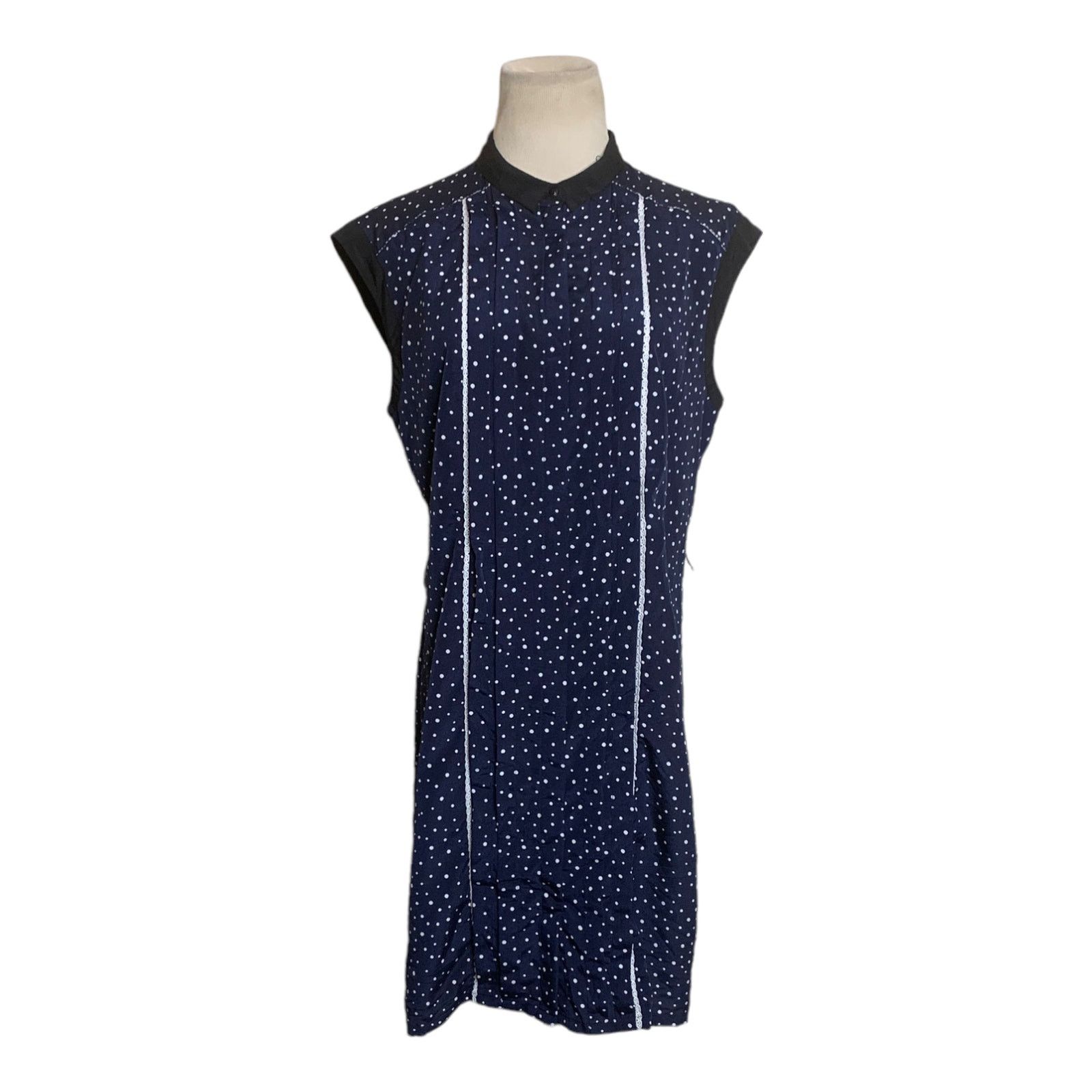 Jason Wu Jason Wu blue polka dots sleeveless dress size Medium Size M / US 6-8 / IT 42-44 - 6 Thumbnail