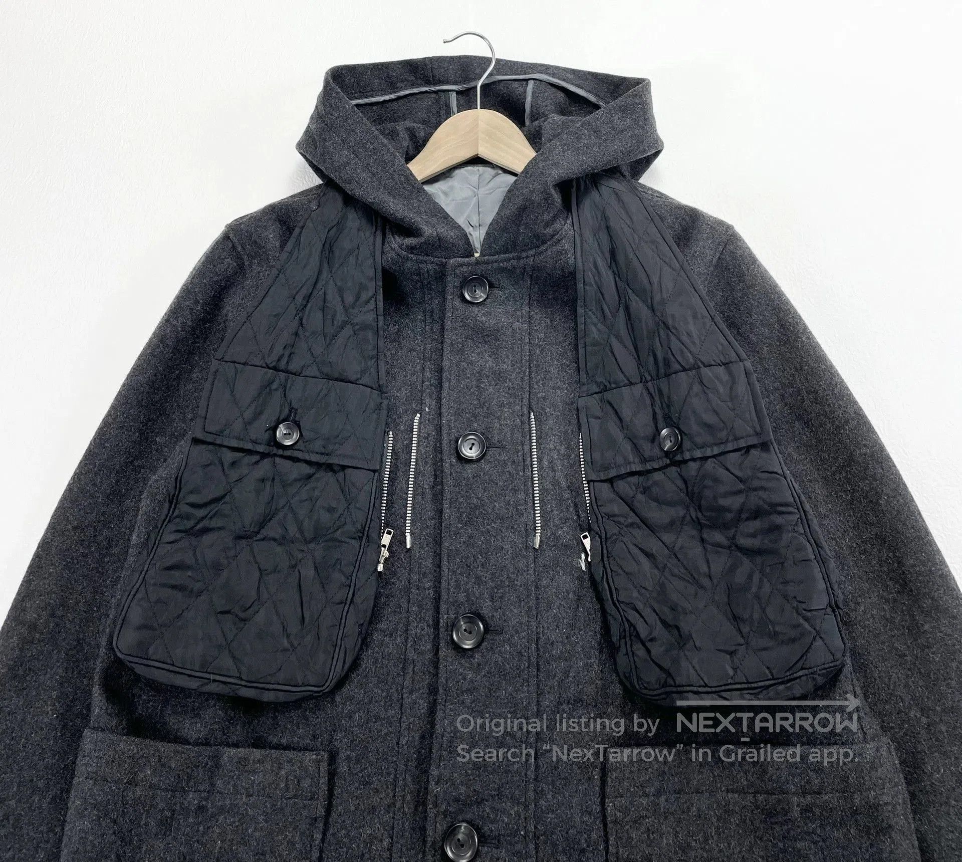 Issey Miyake issey sport I.S 90s tactical wool jacket. Size US M / EU 48-50 / 2 - 3 Thumbnail