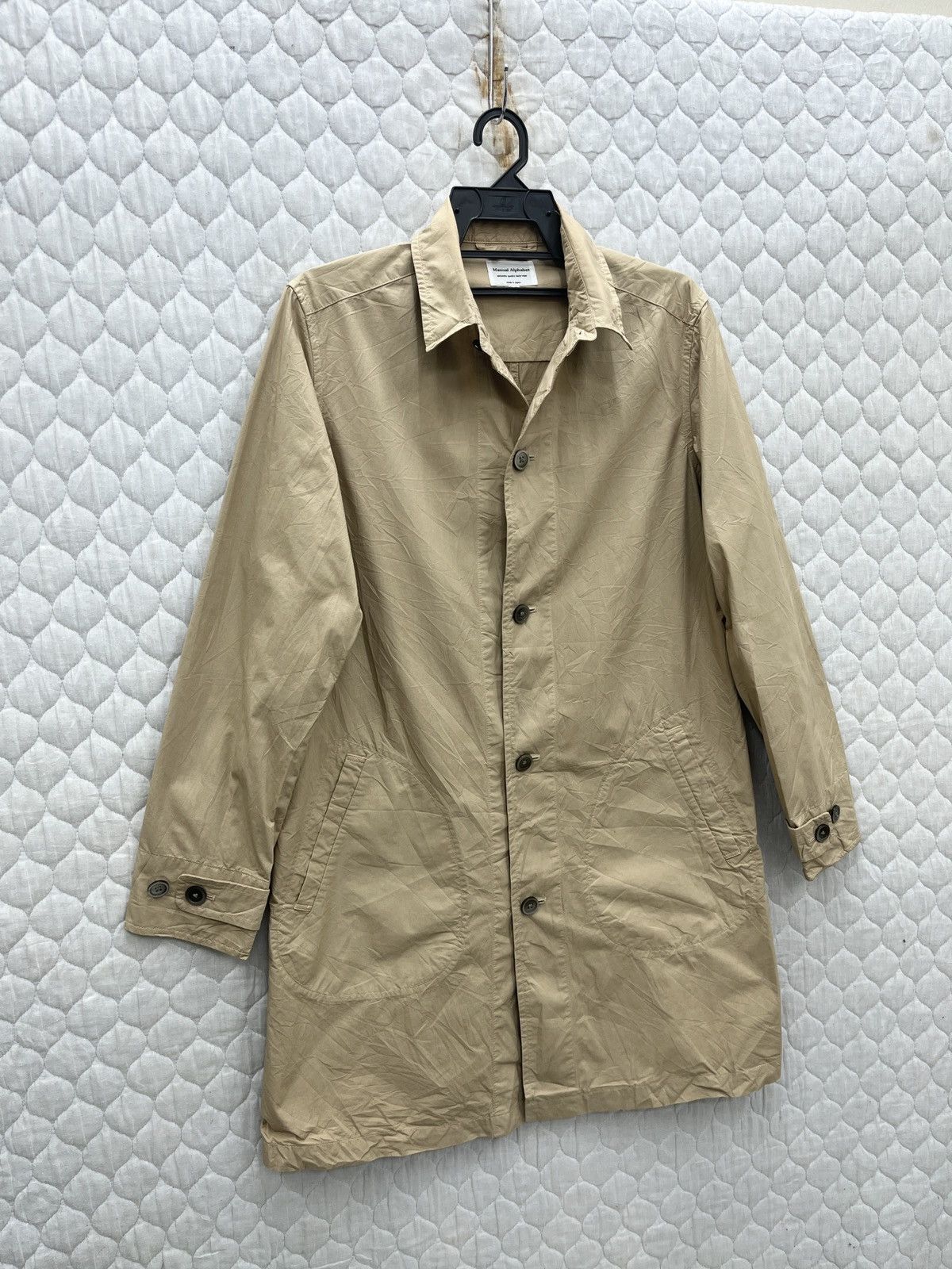 Japanese Brand 🔥ARCHIVE🔥MANUAL ALPHABET LIGHT COTTON COAT Size M / US 6-8 / IT 42-44 - 2 Thumbnail