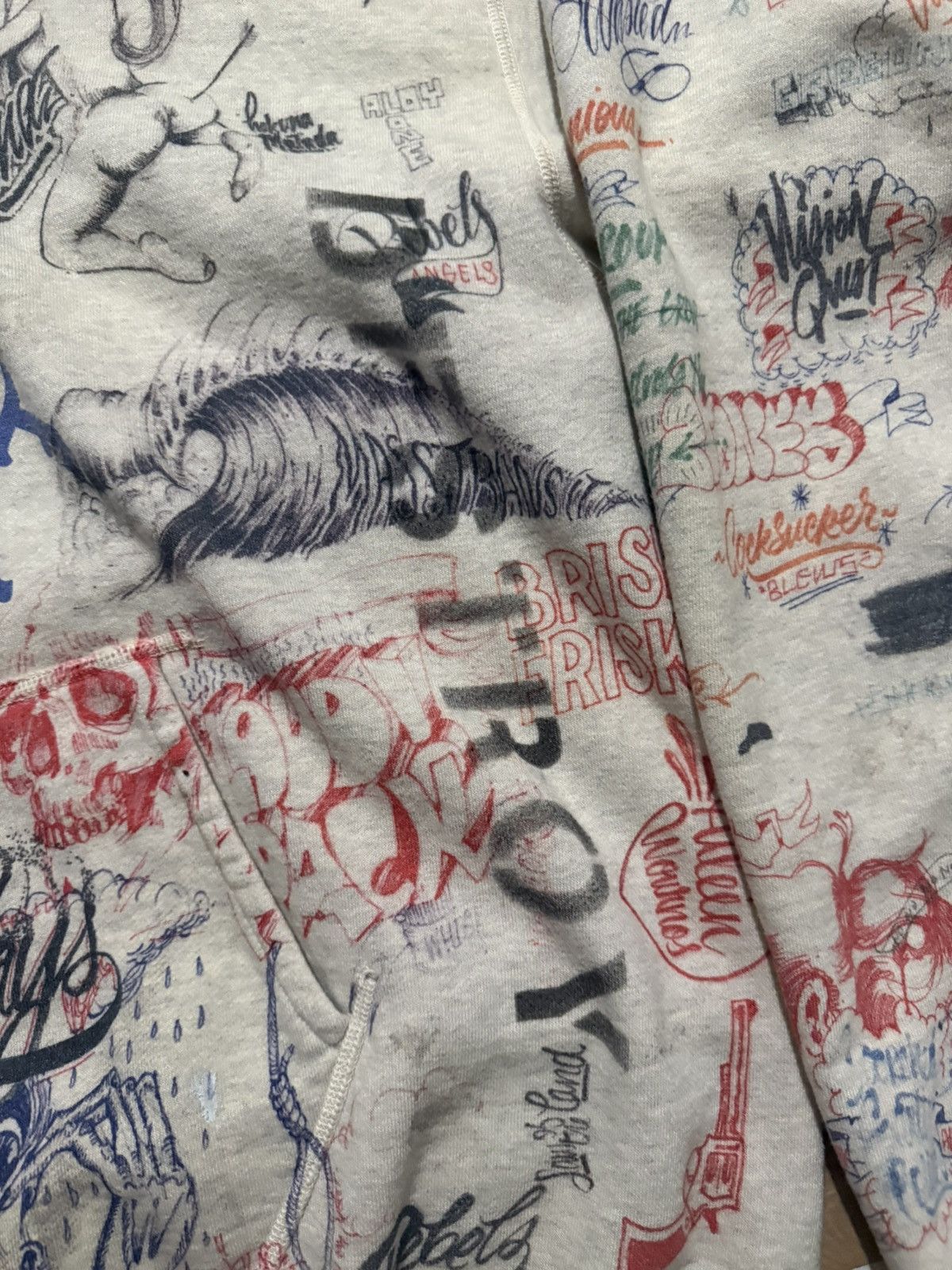 Born X Raised × Saint Michael Saint Michael x Born X Raised All Over Graffiti Hoodie XL Size US XL / EU 56 / 4 - 6 Thumbnail