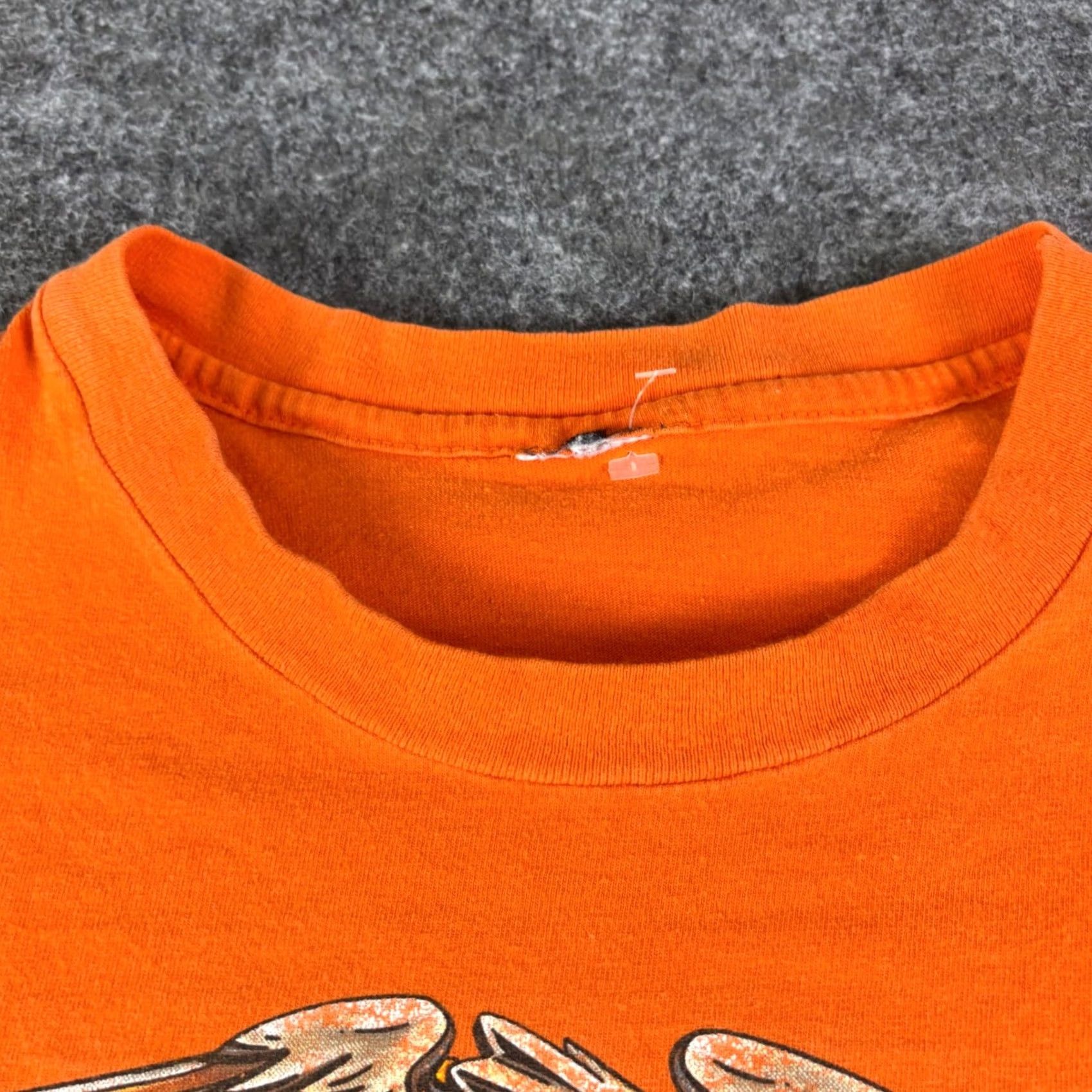 Harley Davidson VINTAGE Harley Davidson Orange Graphic T Shirt Joplin Missouri Cycle Connection M Mens Size US M / EU 48-50 / 2 - 5 Thumbnail